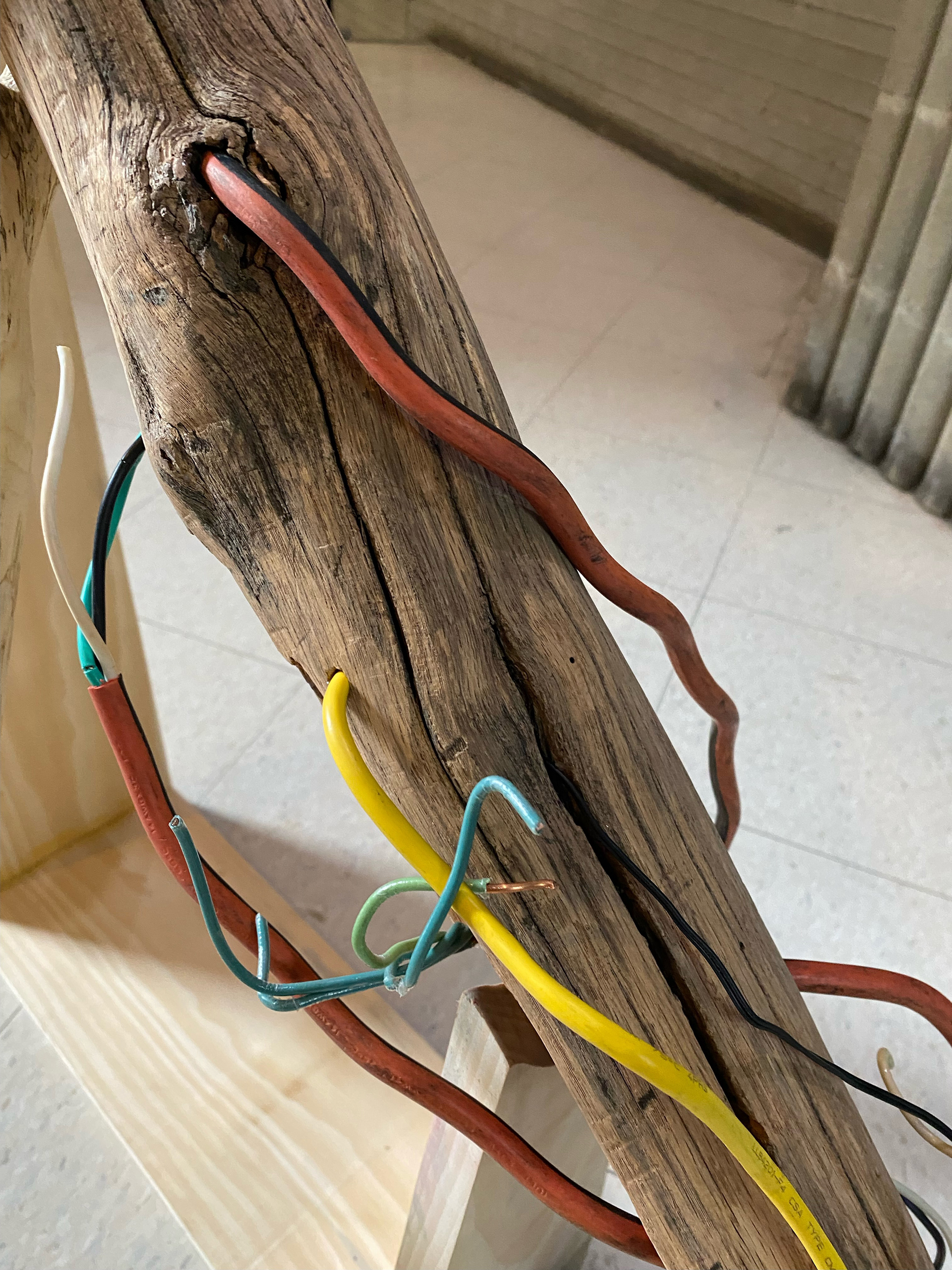 Wire close up