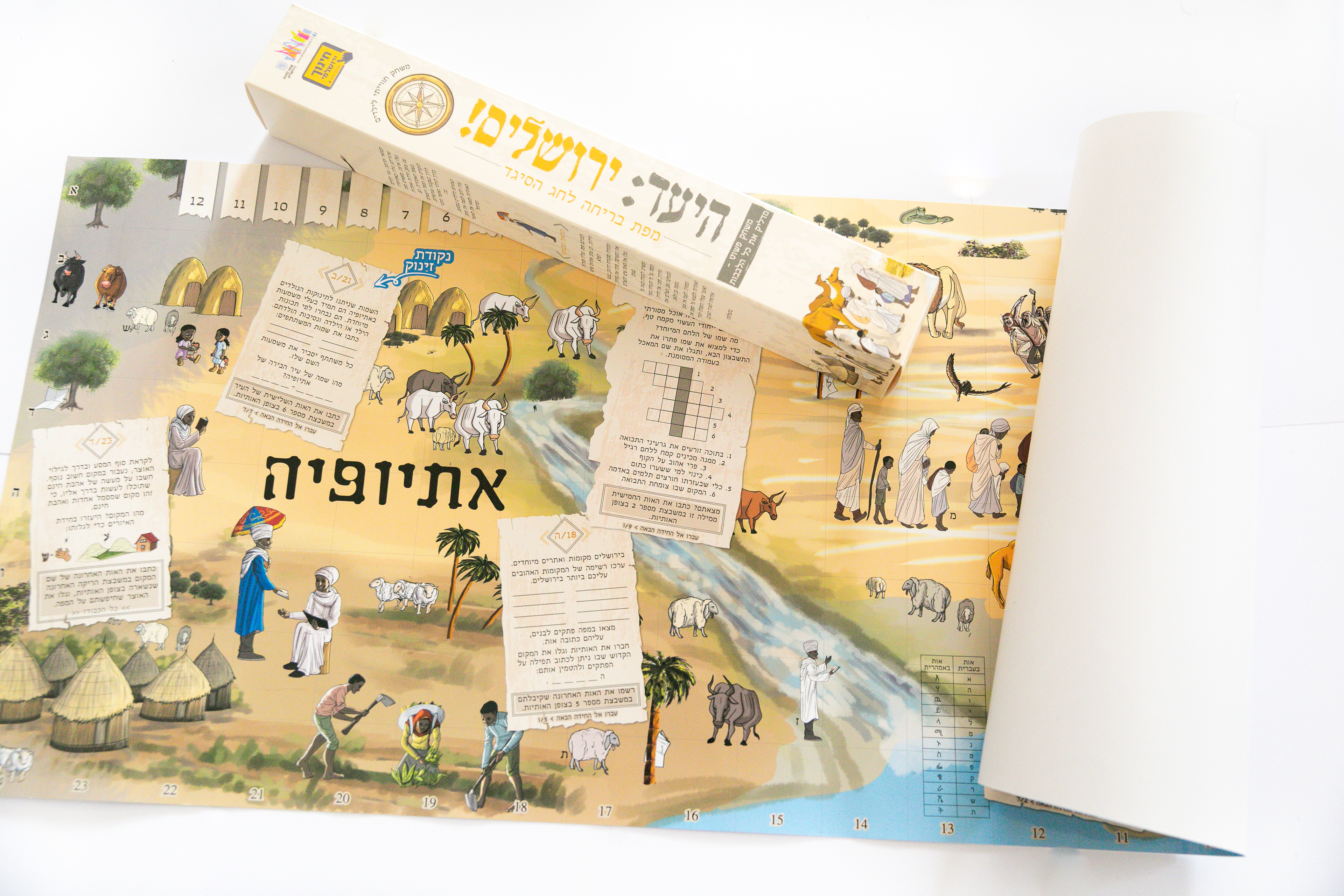 מפת משחק בריחה לחג הסיגד | עיריית ירושלים