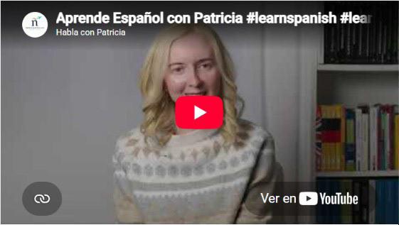 Ver vídeo de presentación de Patricia — clases de español online