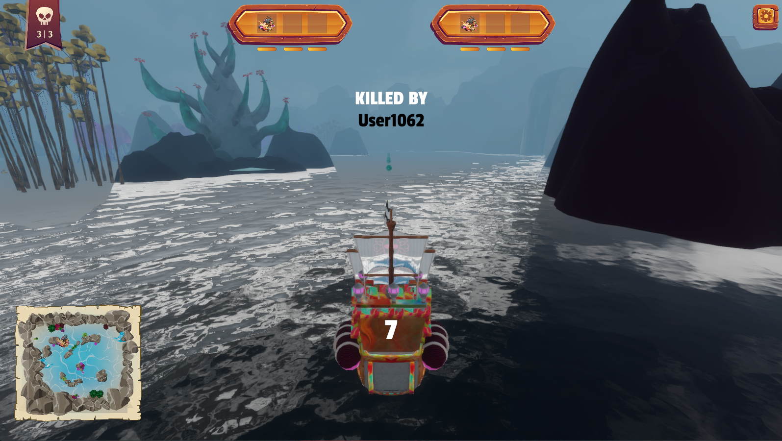 Early stages of the game