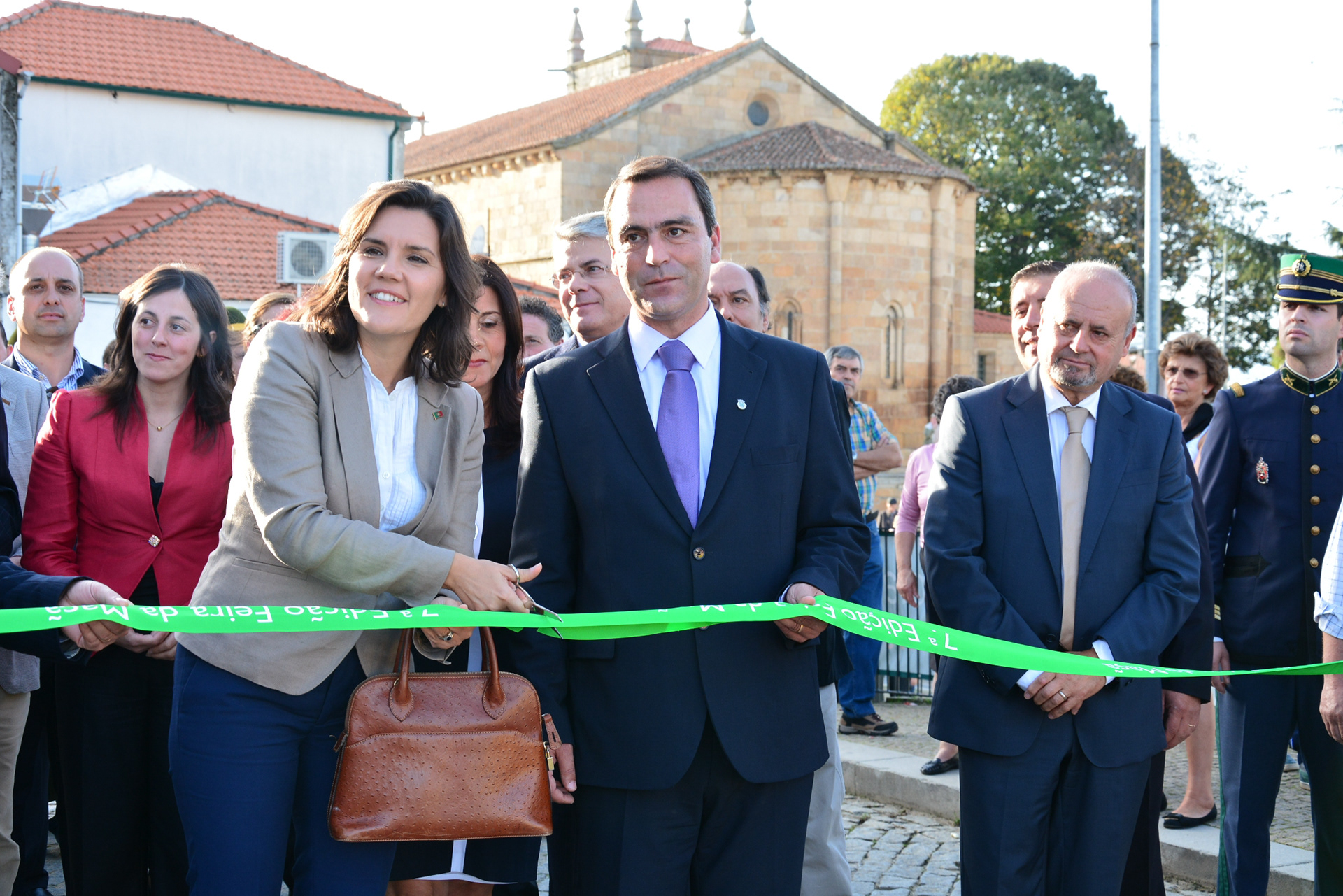 Abertura da Feira pela Ministra da Agricultura Maria de Assunção Cristas