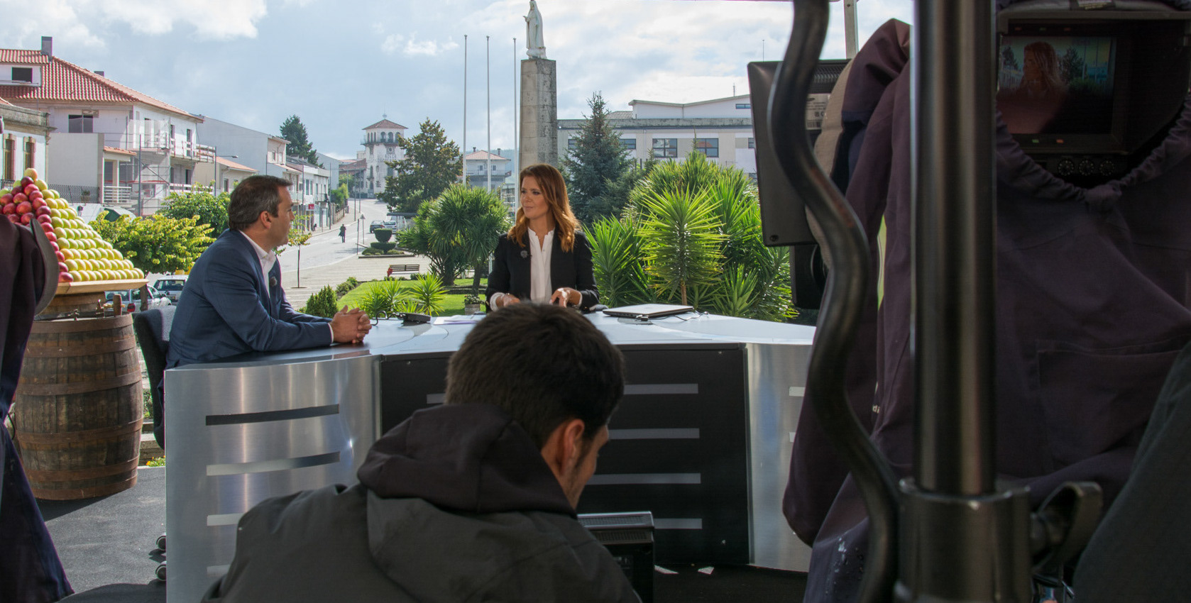 Transmissão do Jornal da Uma em direto de Armamar
