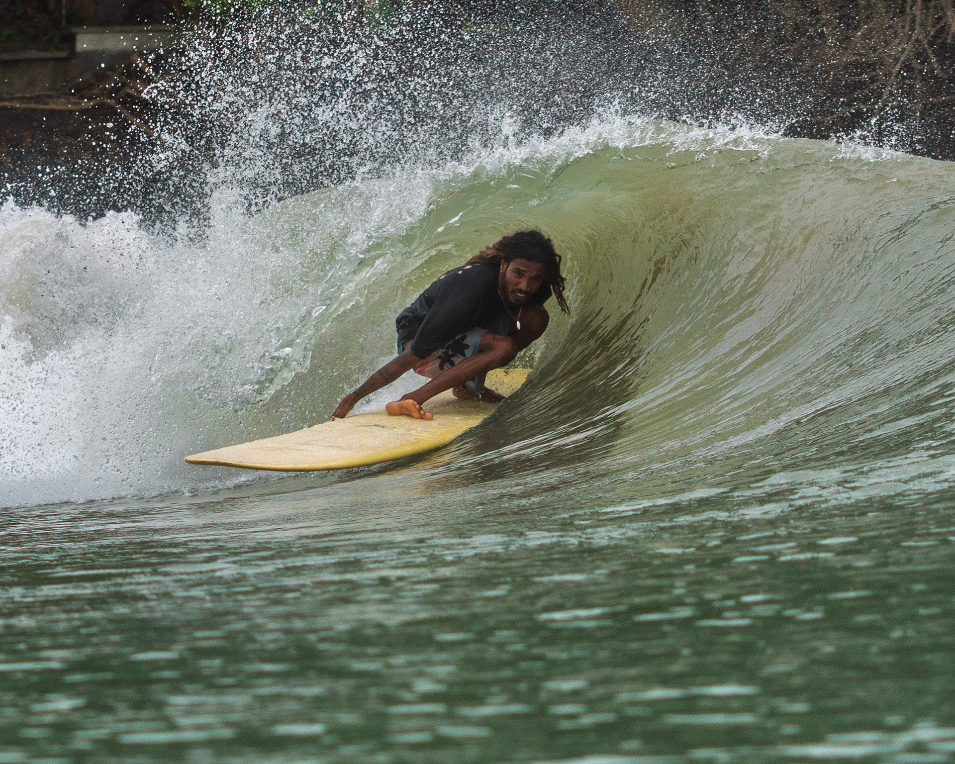 Kavishka X Ceylon Sliders - Surfing in Weligama Island Point