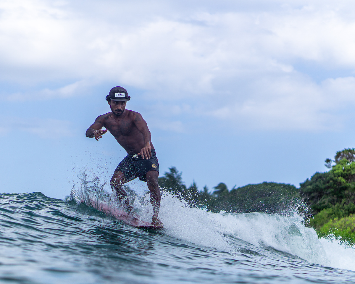 thillimayuranga x Bing surfboard @ Arugam Bay, Sri Lanka