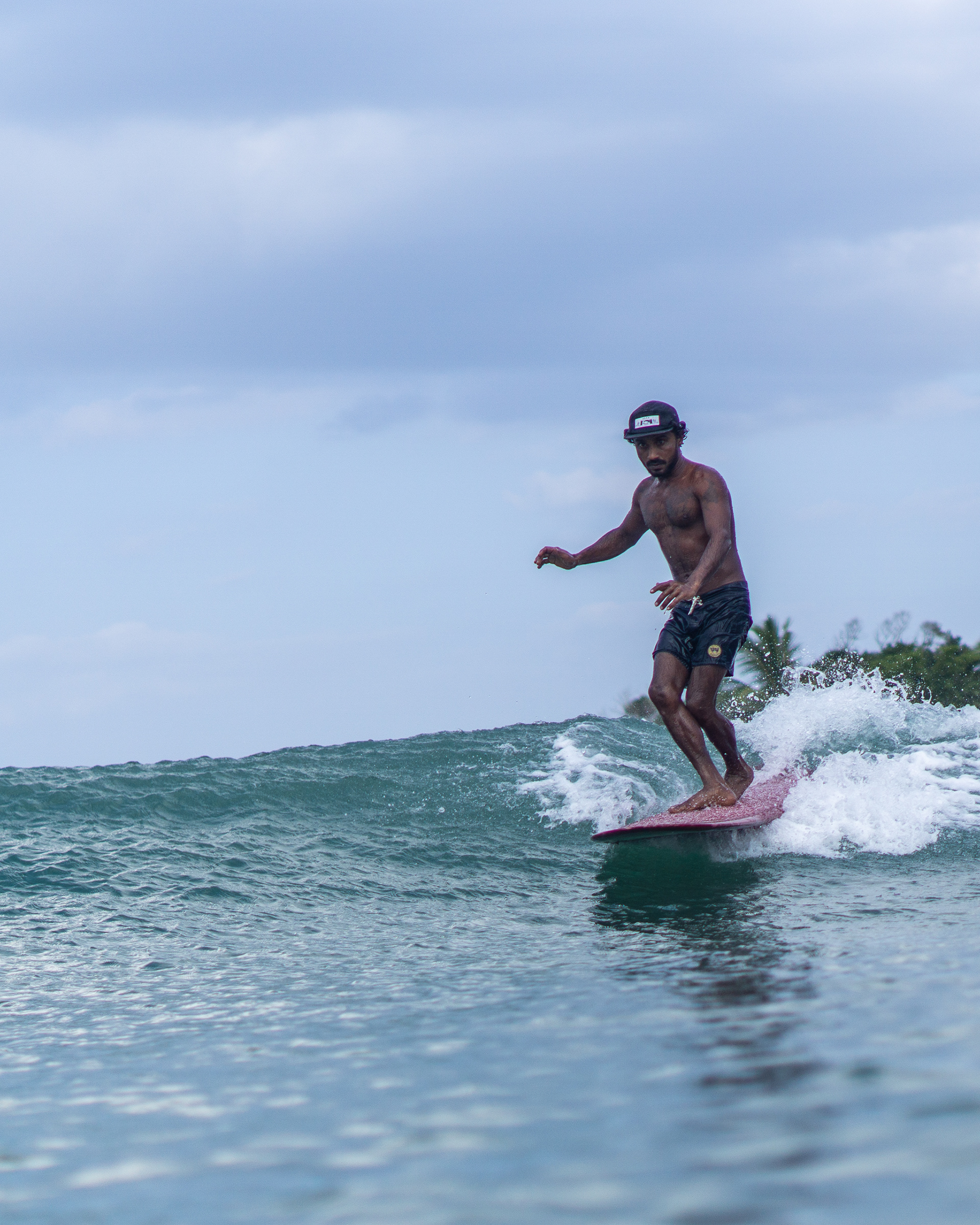 thillimayuranga x bing surfboard @ Baby Point Arugambay Sri Lanka, Sri Lanka