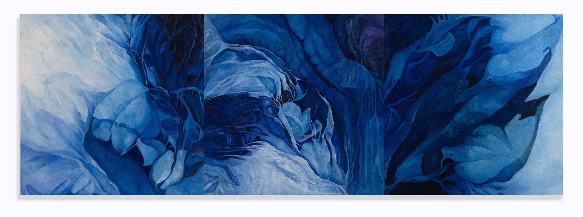 Ocean | Triptych | 2025 | Oil on canvas  | 300x100 cm