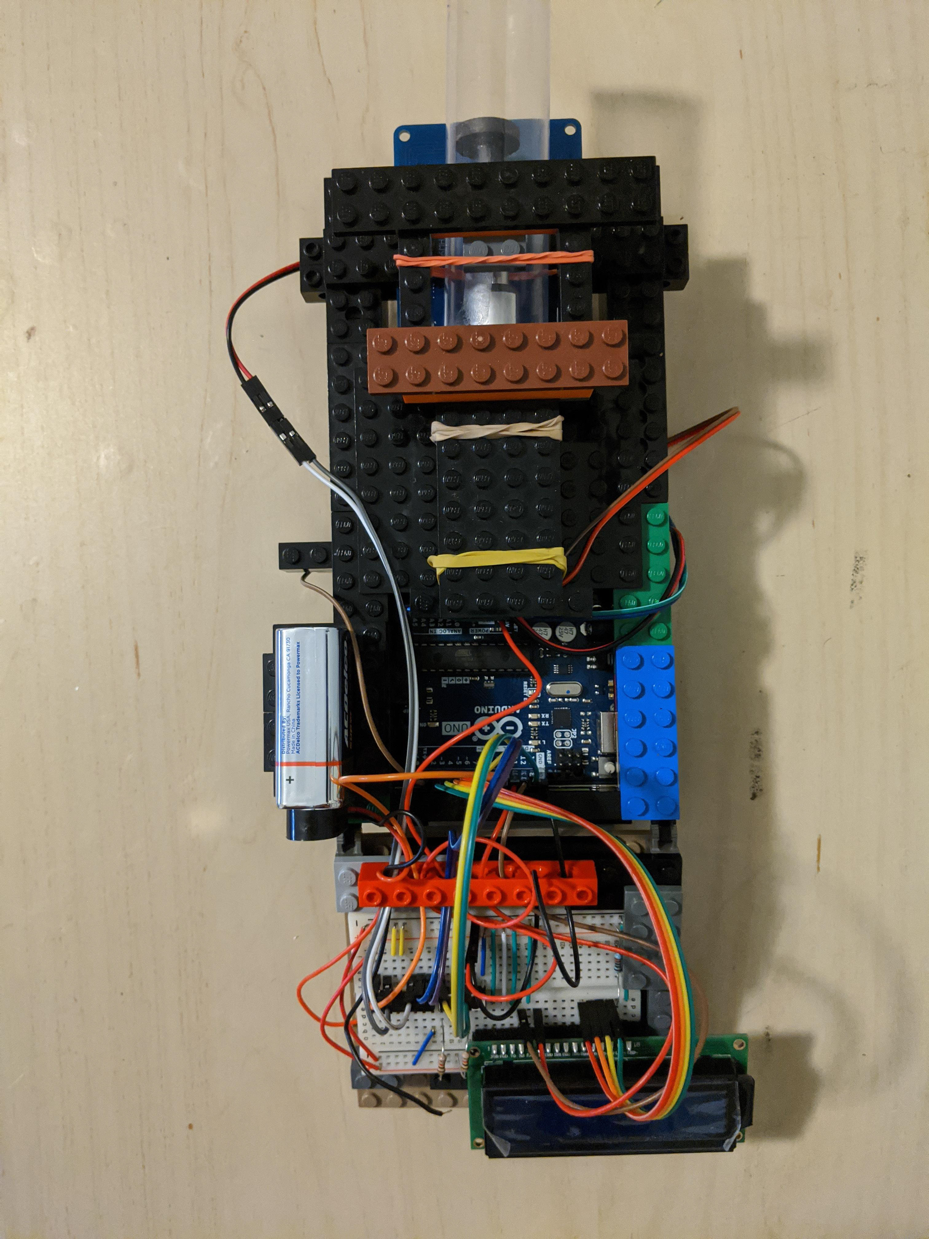The top view of the proof-of-concept