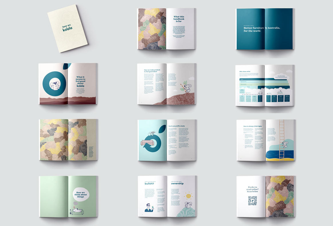 12 layout design from the Koala booklet designed by Chris Andrew