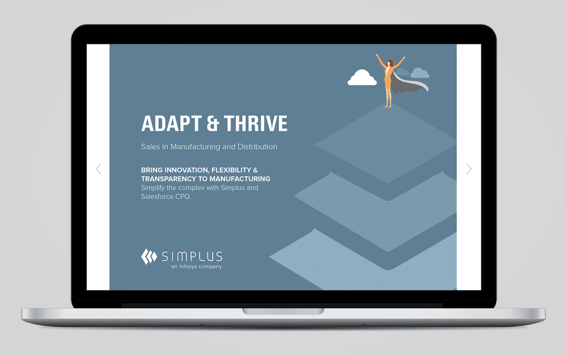 Simplus ebook design shown on laptop