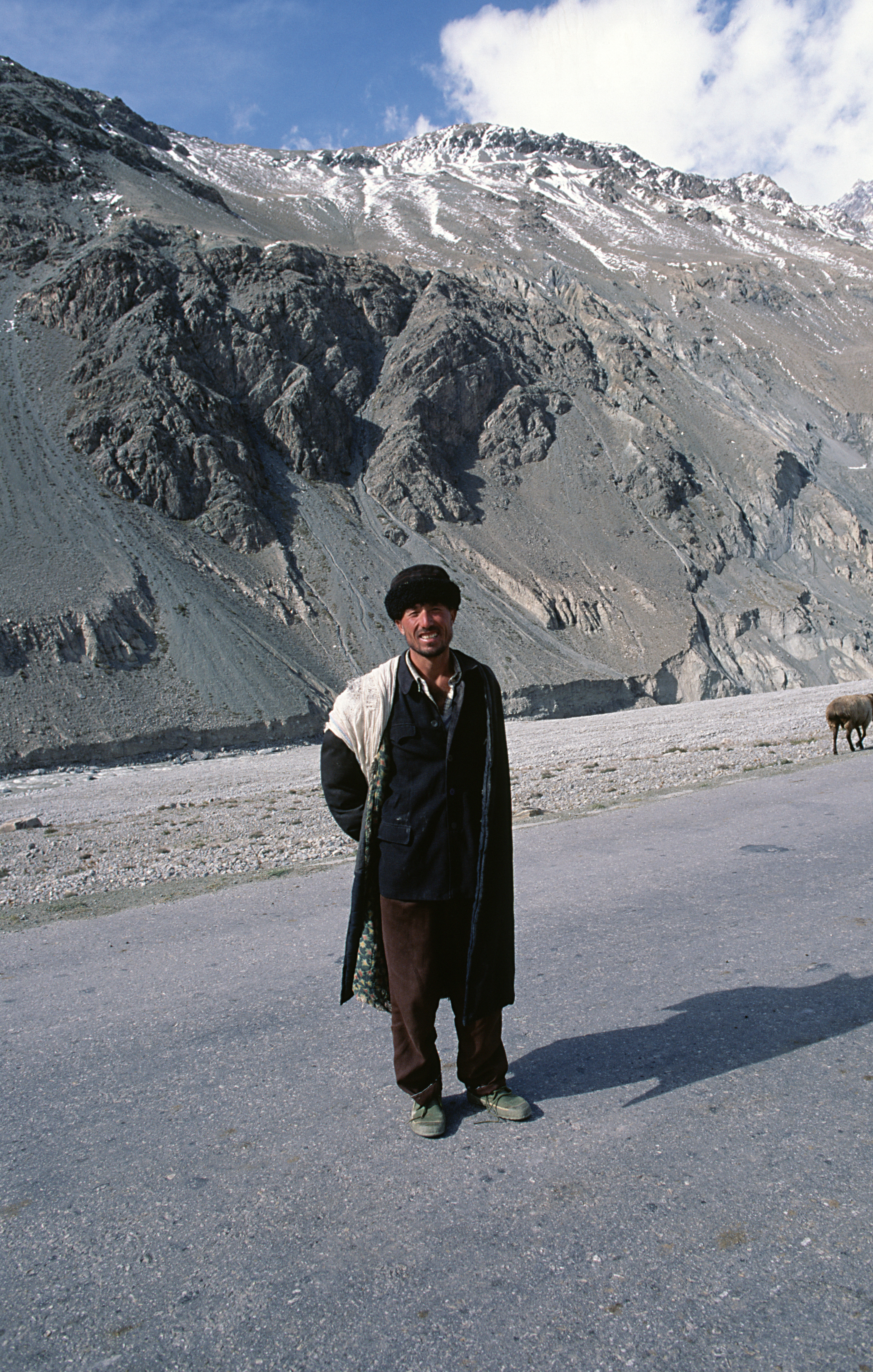 Kyrgyz Shephard on the Karakoram Highway - Xinjiang, China