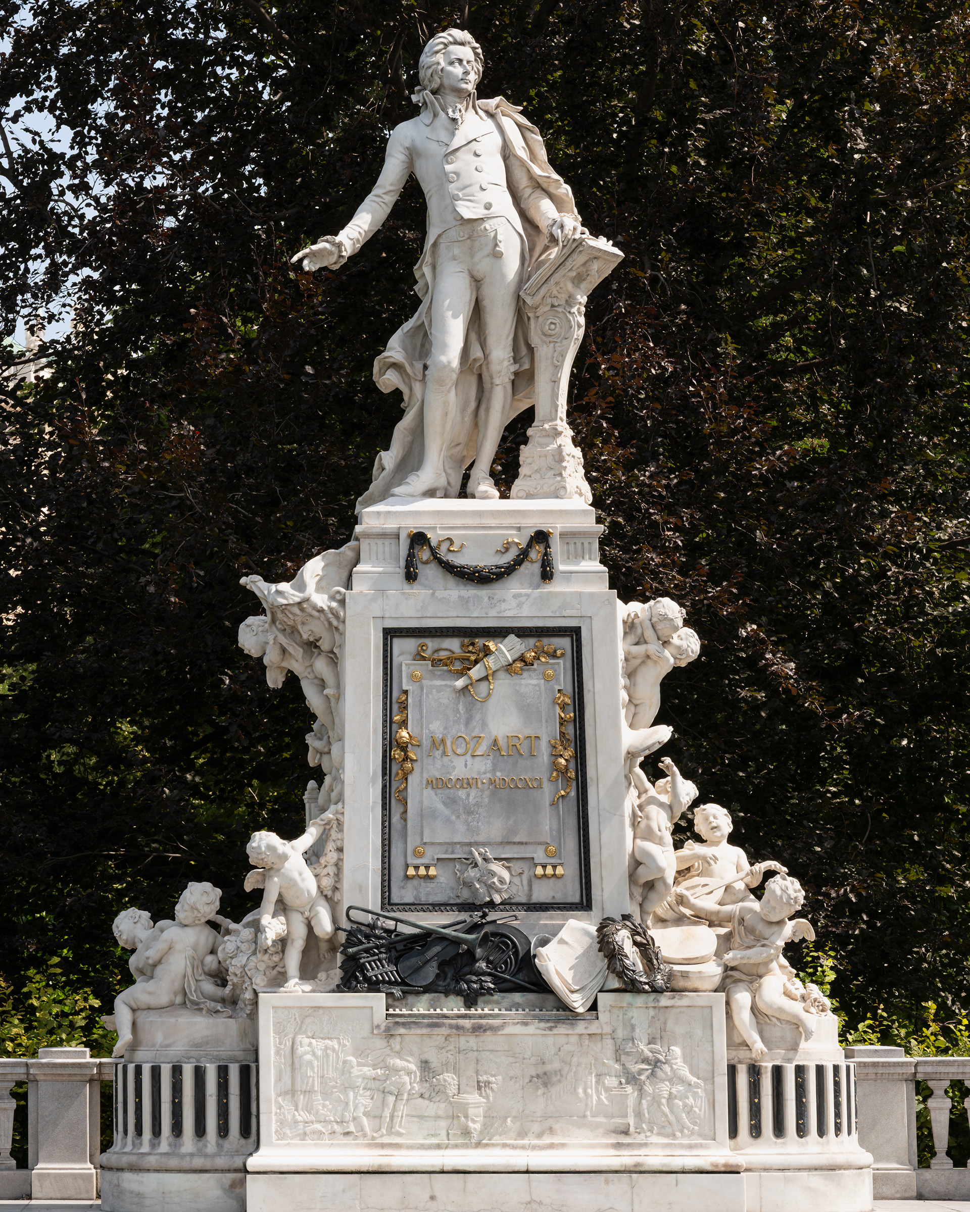 Mozart Monument - Vienna, Austria