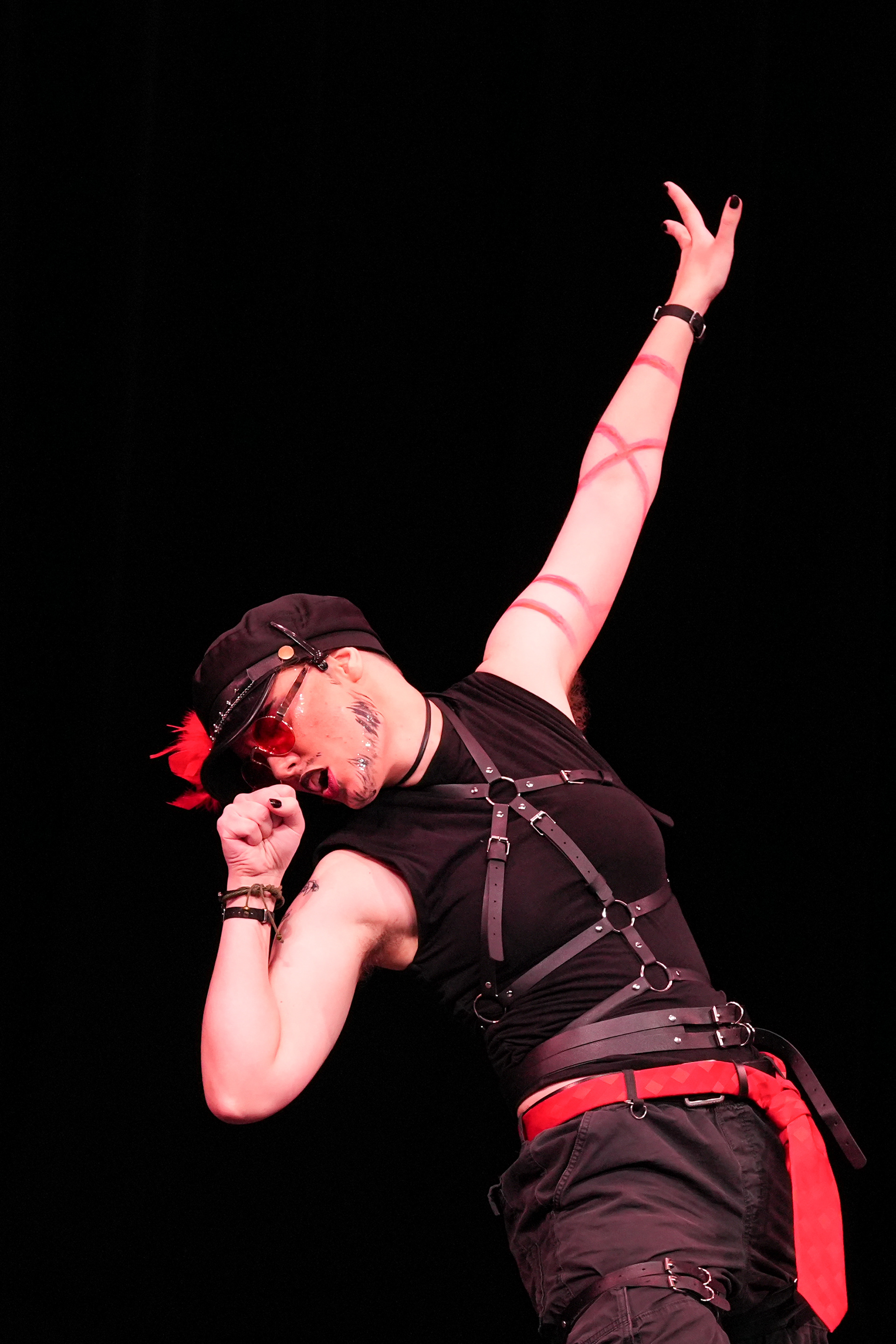 RIT Drag Club member Dirty Shirley performs to “she” by Ethan Gander during the orientation week drag show in Ingle Auditorium at the Rochester Institute of Technology in Henrietta, N.Y., Wednesday, Aug. 19, 2026.