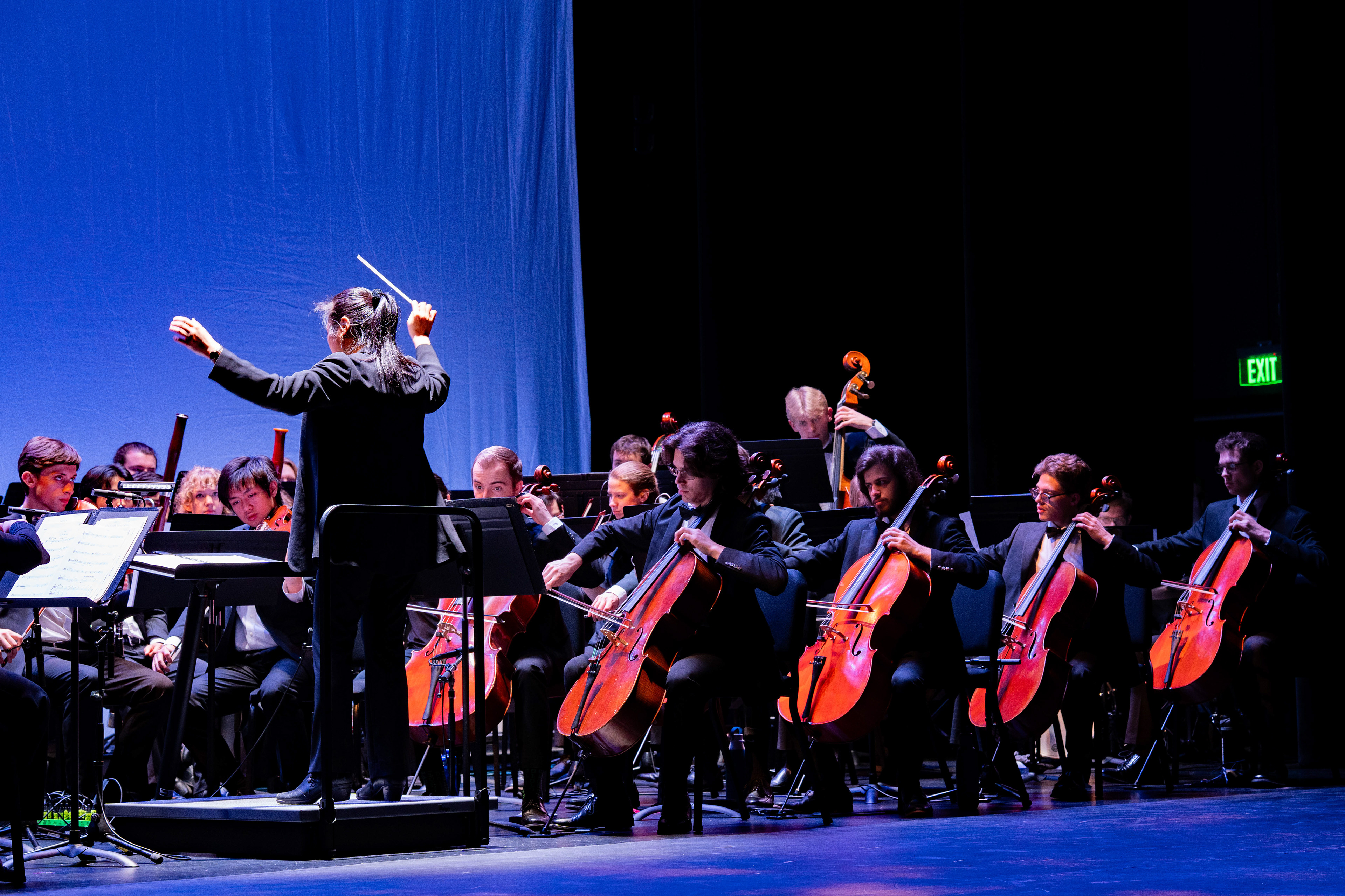 RIT Philharmonic Orchestra performs during a dress rehearsal for “Till There Was You” in RIT’s Performing Arts Center on April 8, 2026.