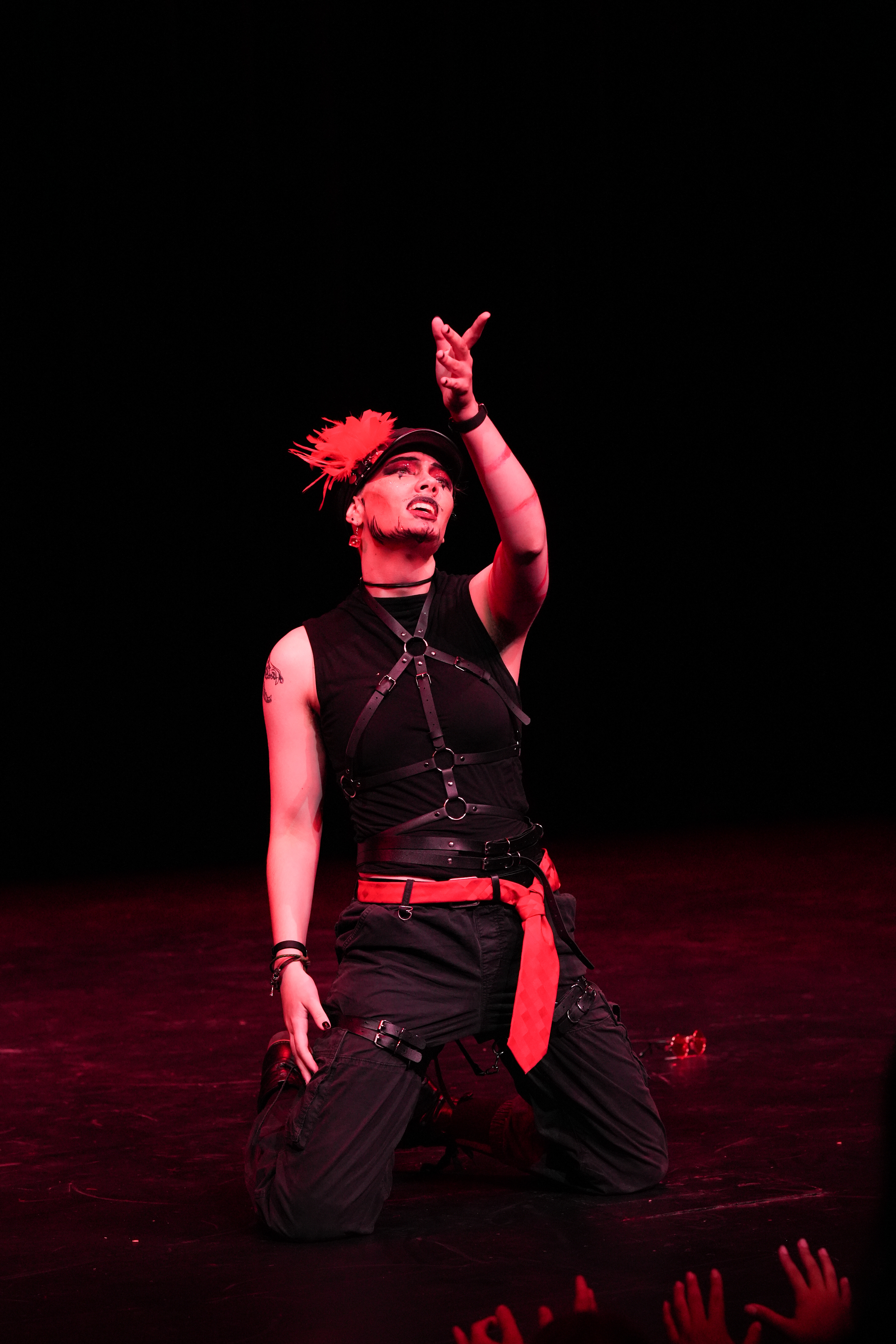 RIT Drag Club member Dirty Shirley performs to “she” by Ethan Gander during the orientation week drag show in Ingle Auditorium at the Rochester Institute of Technology in Henrietta, N.Y., Wednesday, Aug. 19, 2026.