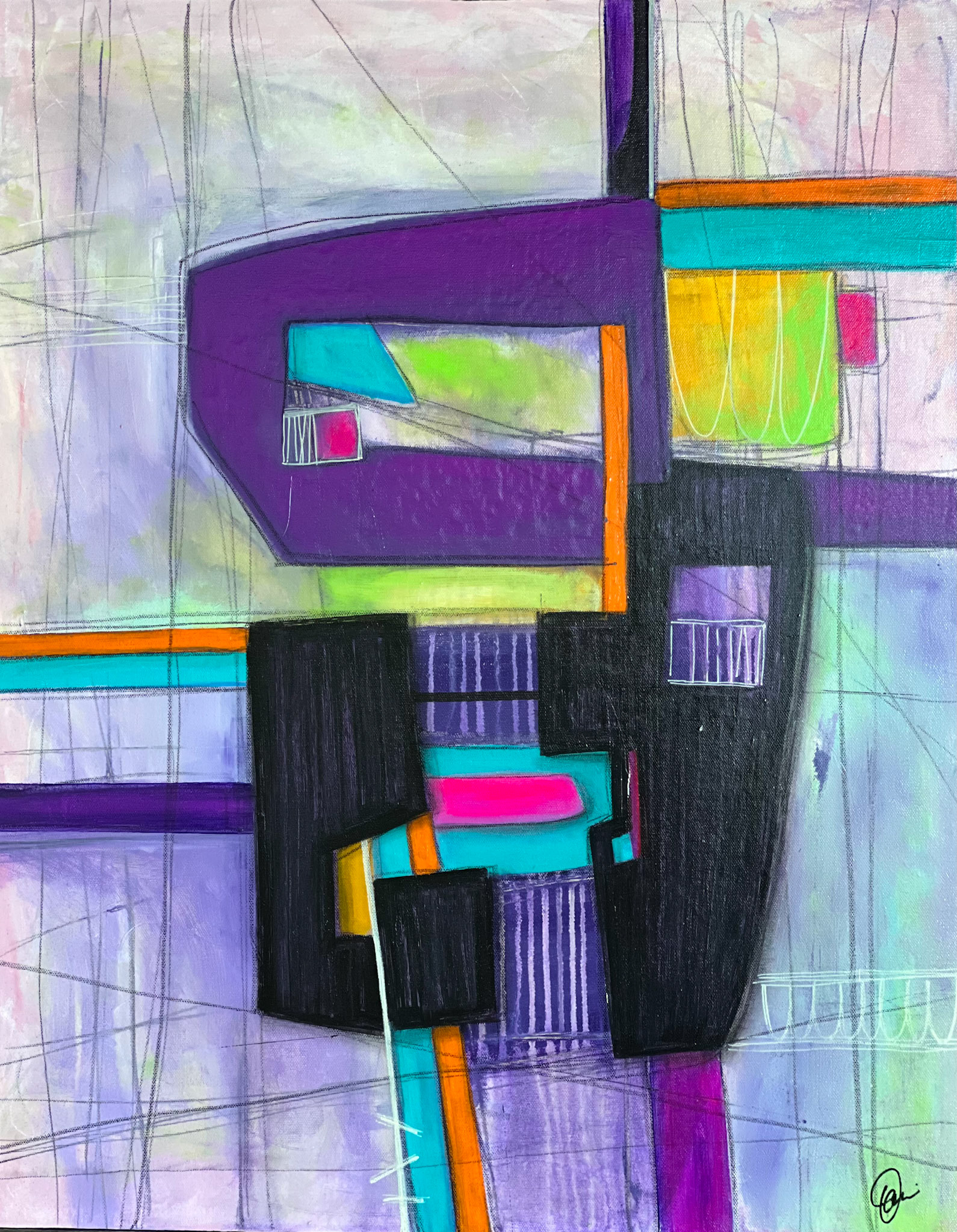 "No Static" 24 x 30