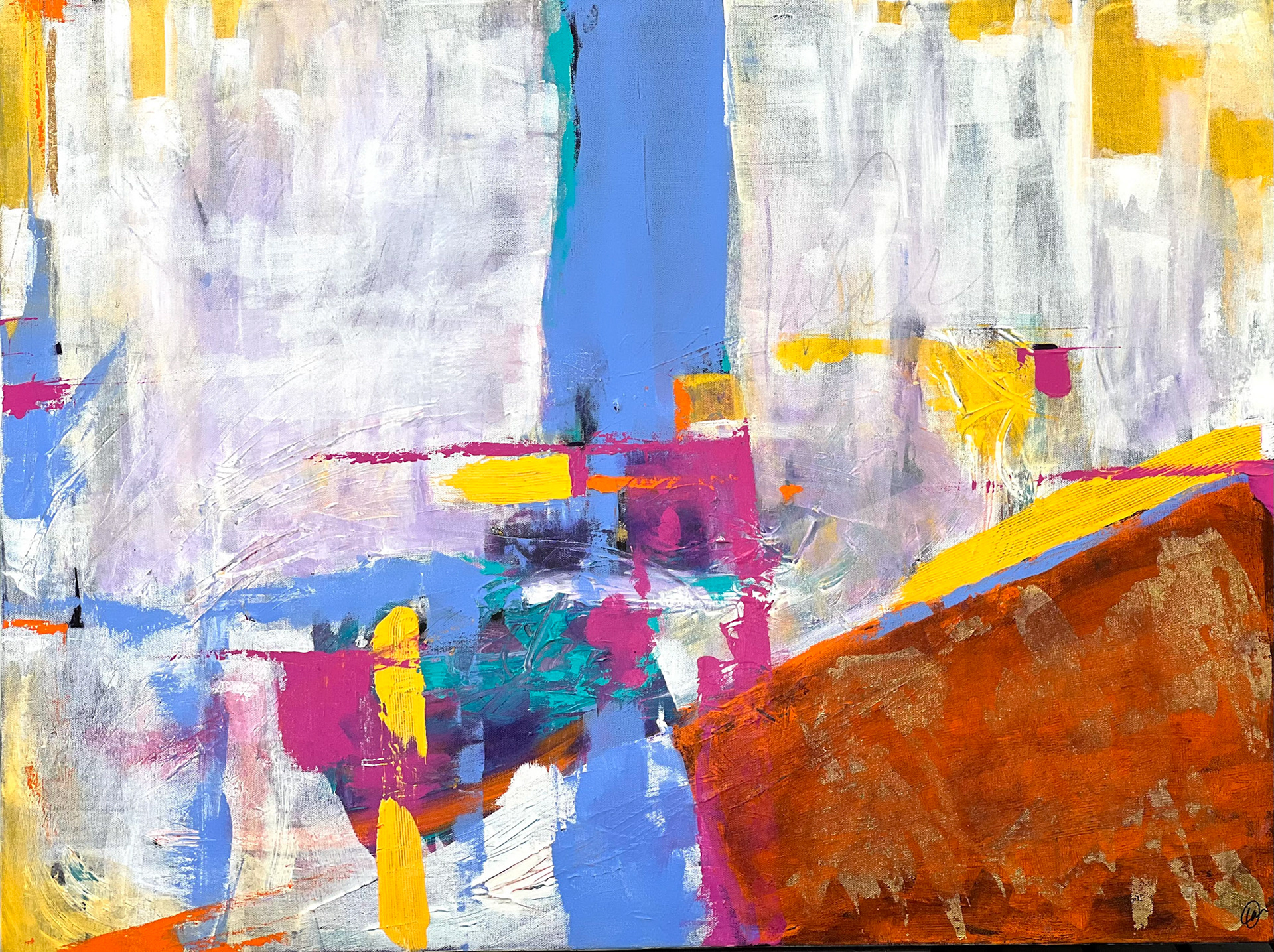 "Restructure" 30 x 40
