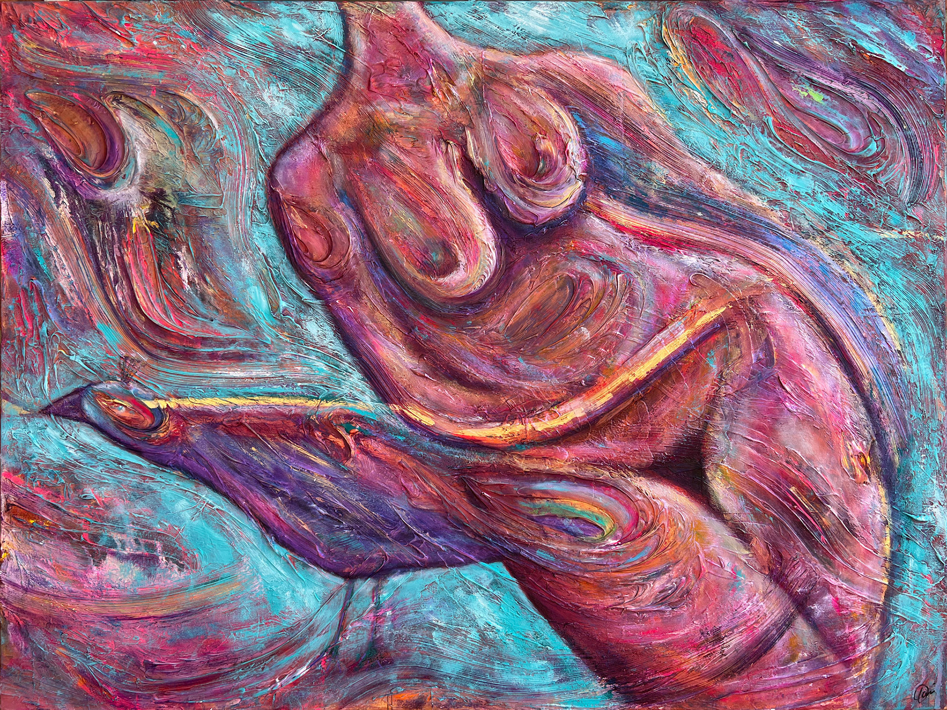 "Dreaming" 40 x 30