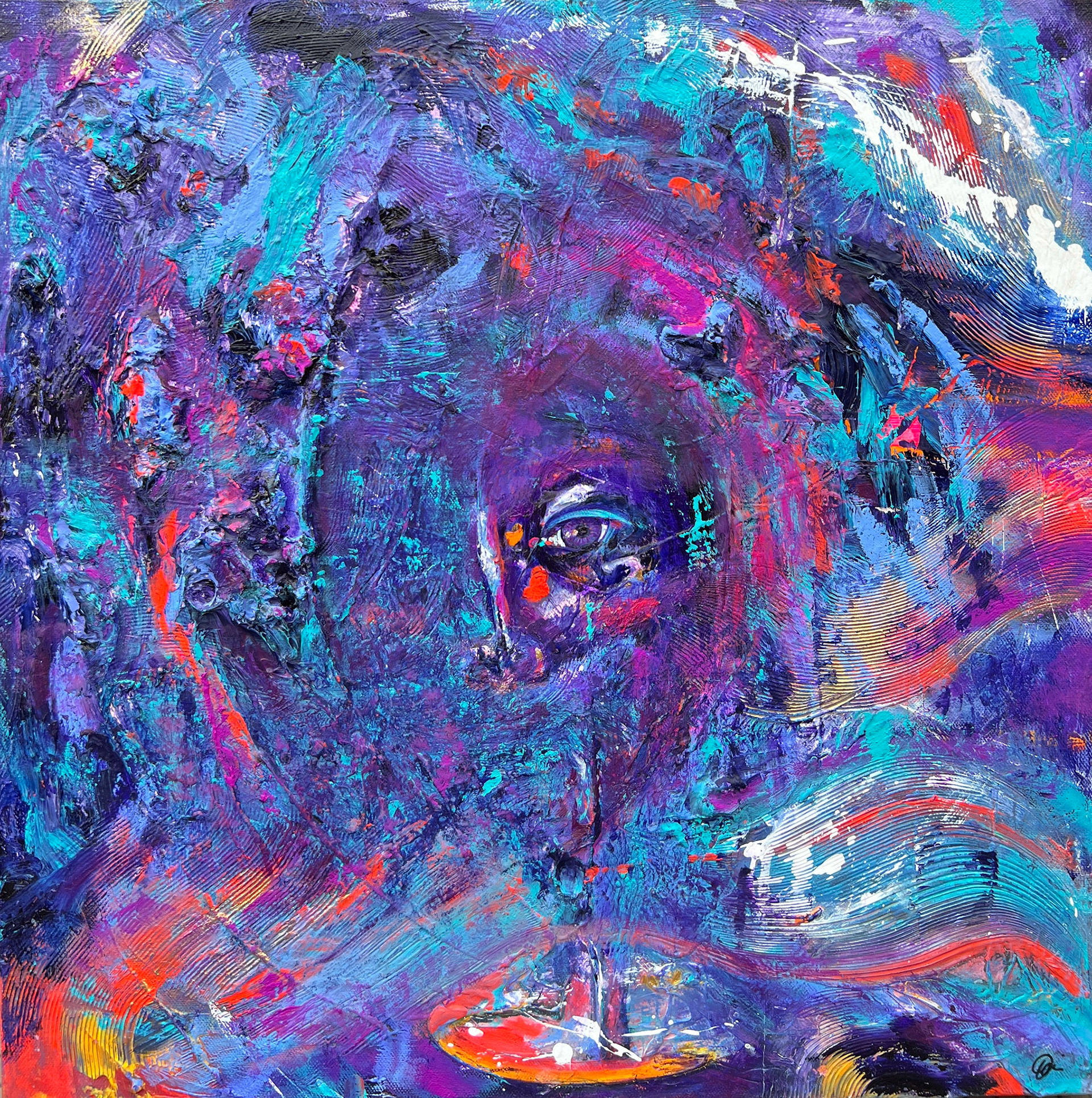 "Silenced" 20 x 20