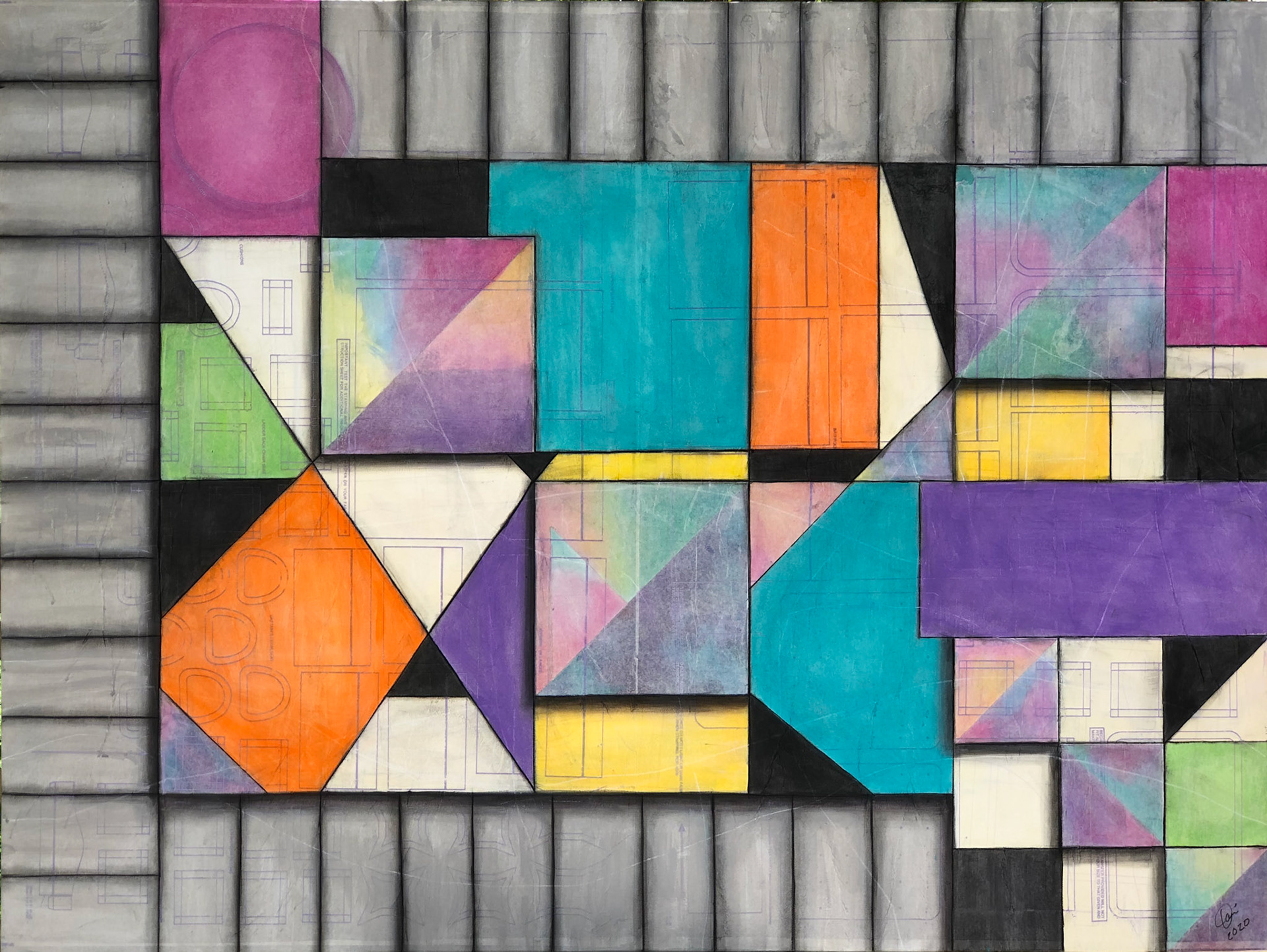 "What's Your Angle" 36 x 48