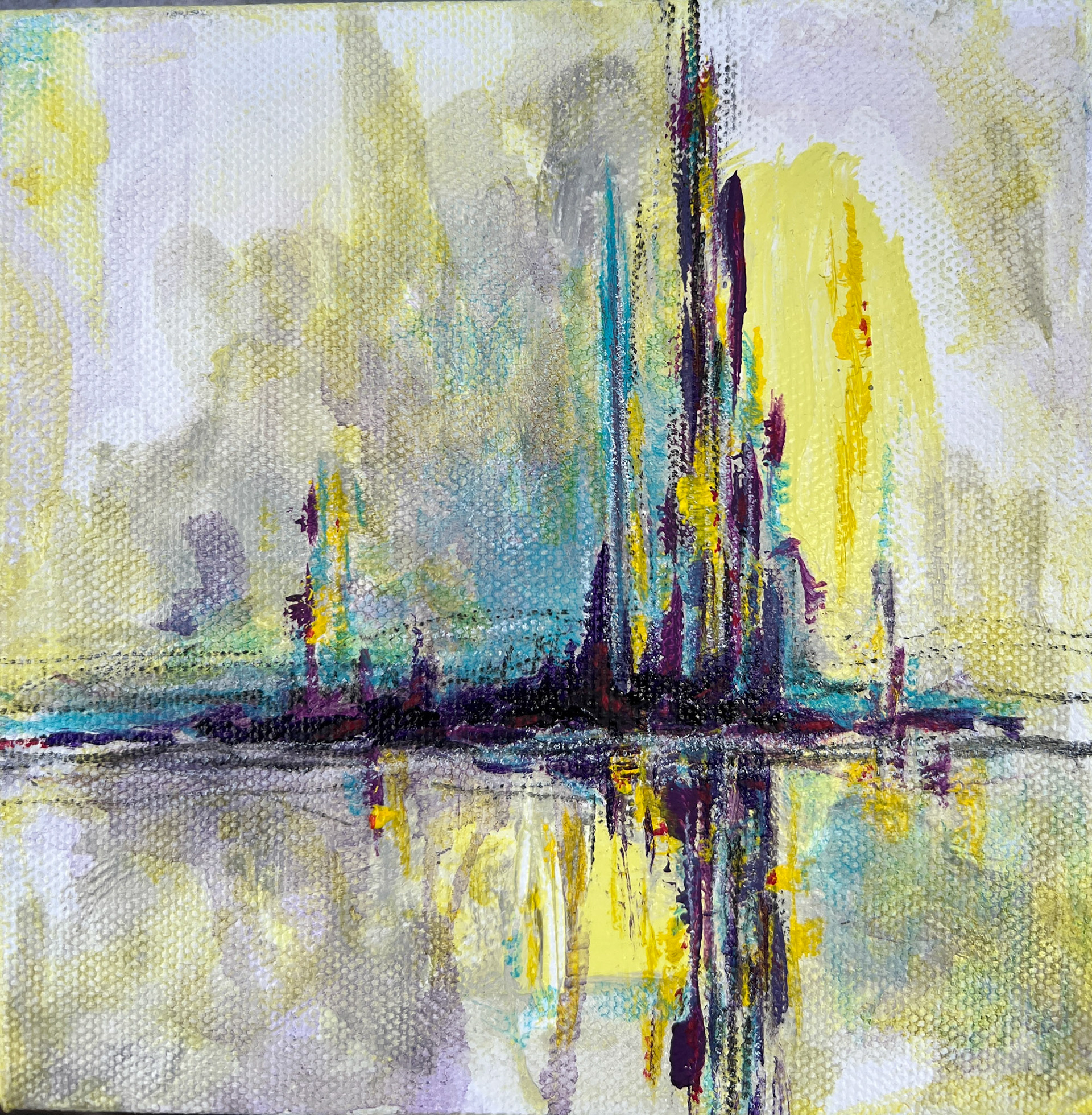 "In the Distance" 6 x 6