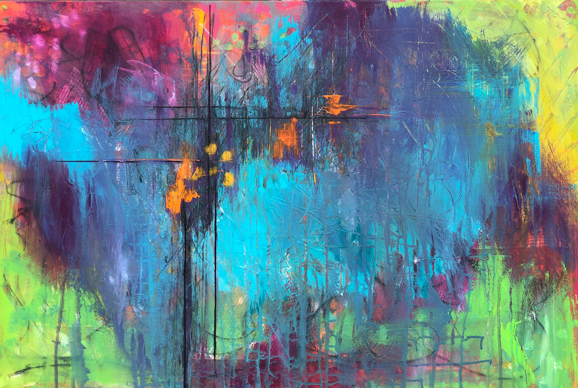 "Love of Color" 24 x 36