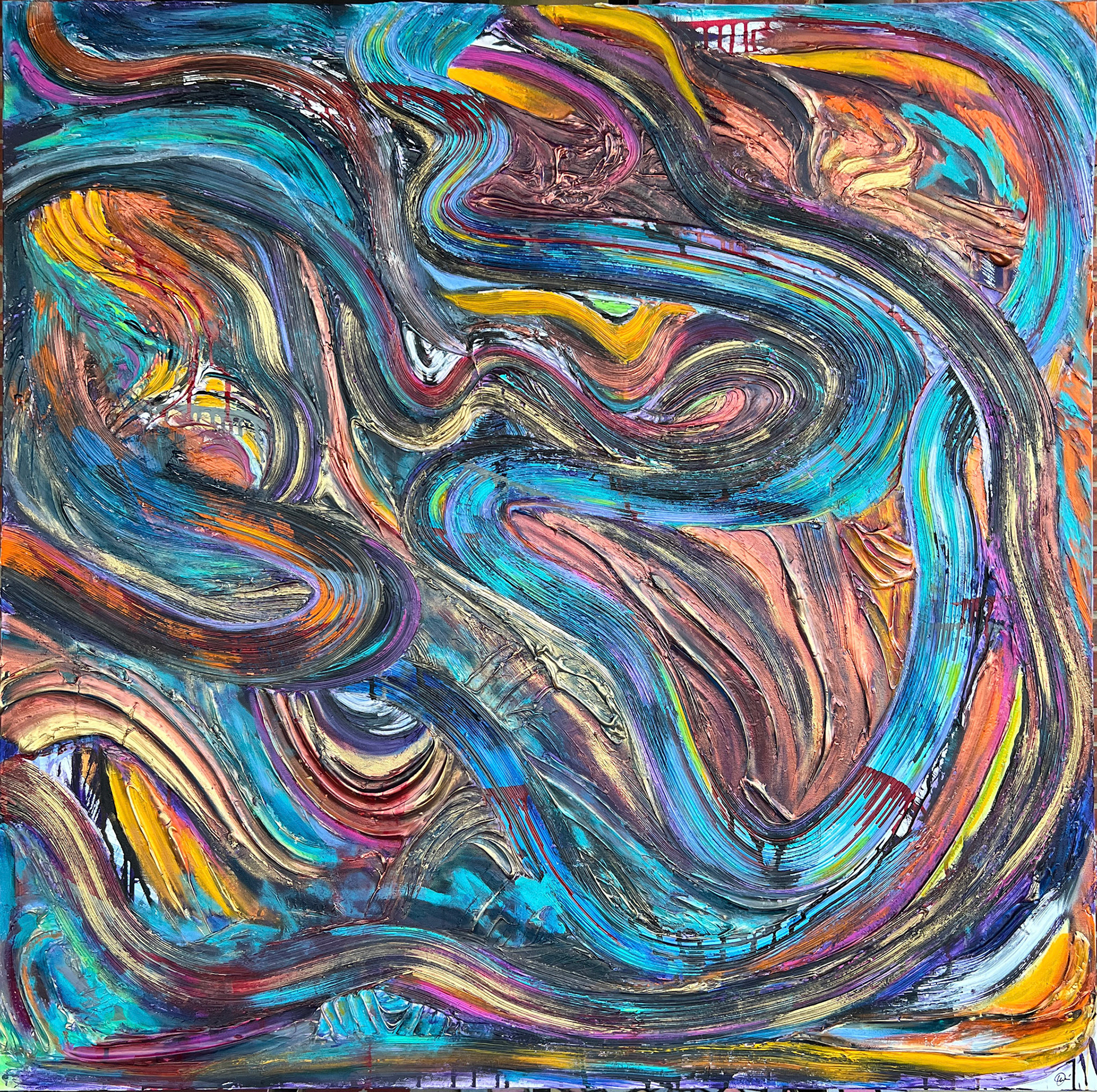"Visual Promenade" 48 x 48