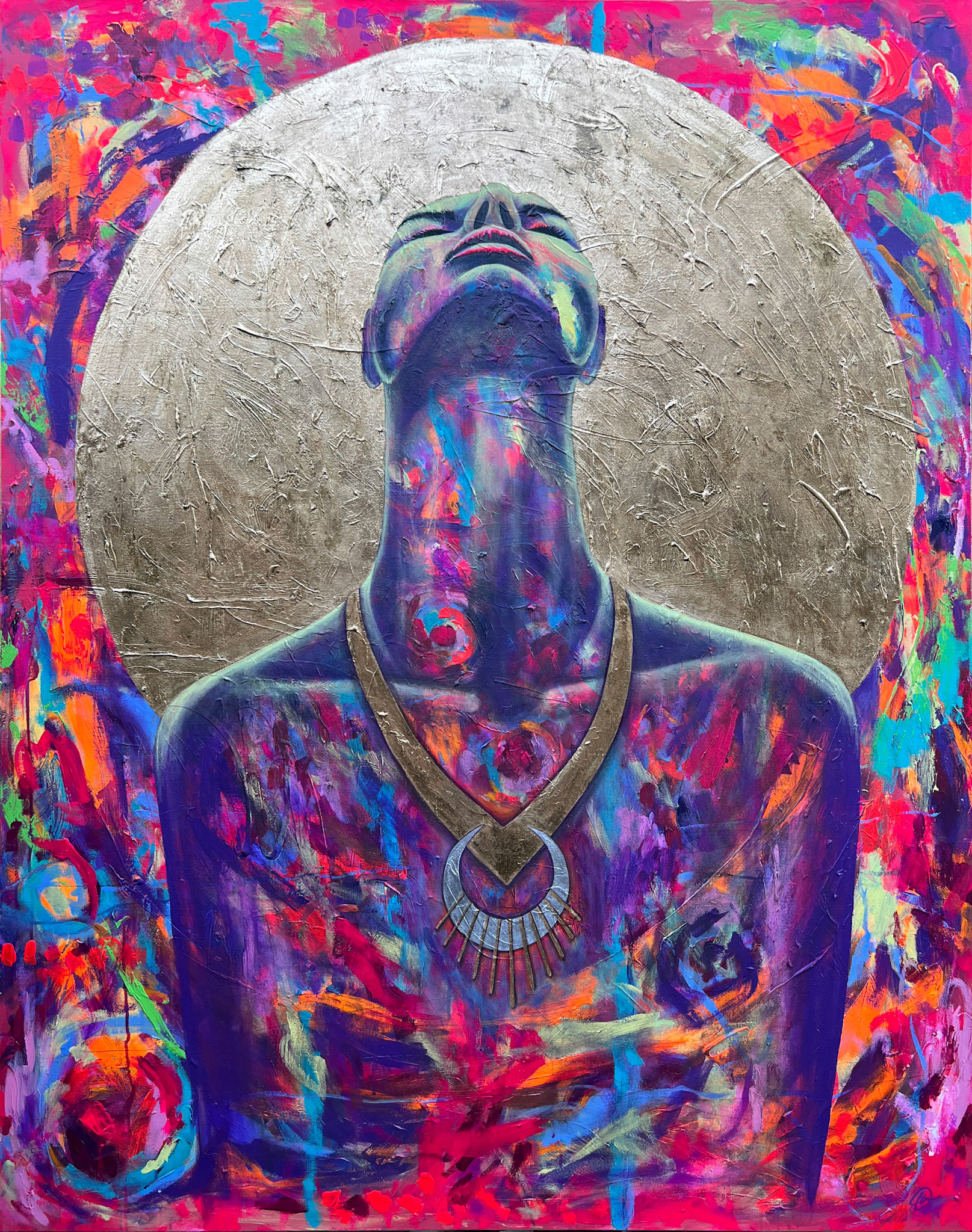 "Divine Feminine Rising" 48 x 60