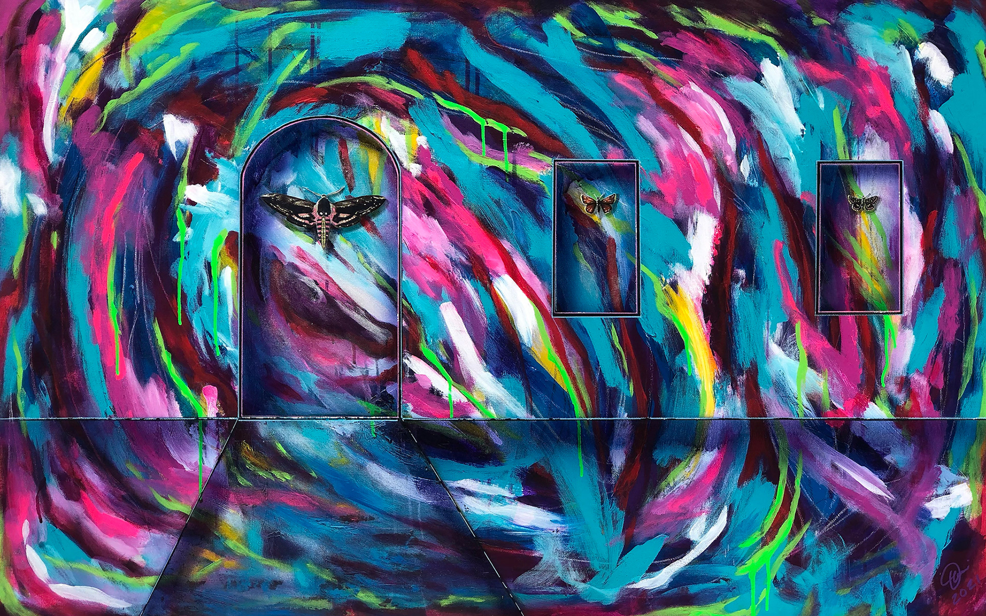 "Over the Transom" 30 x 48
