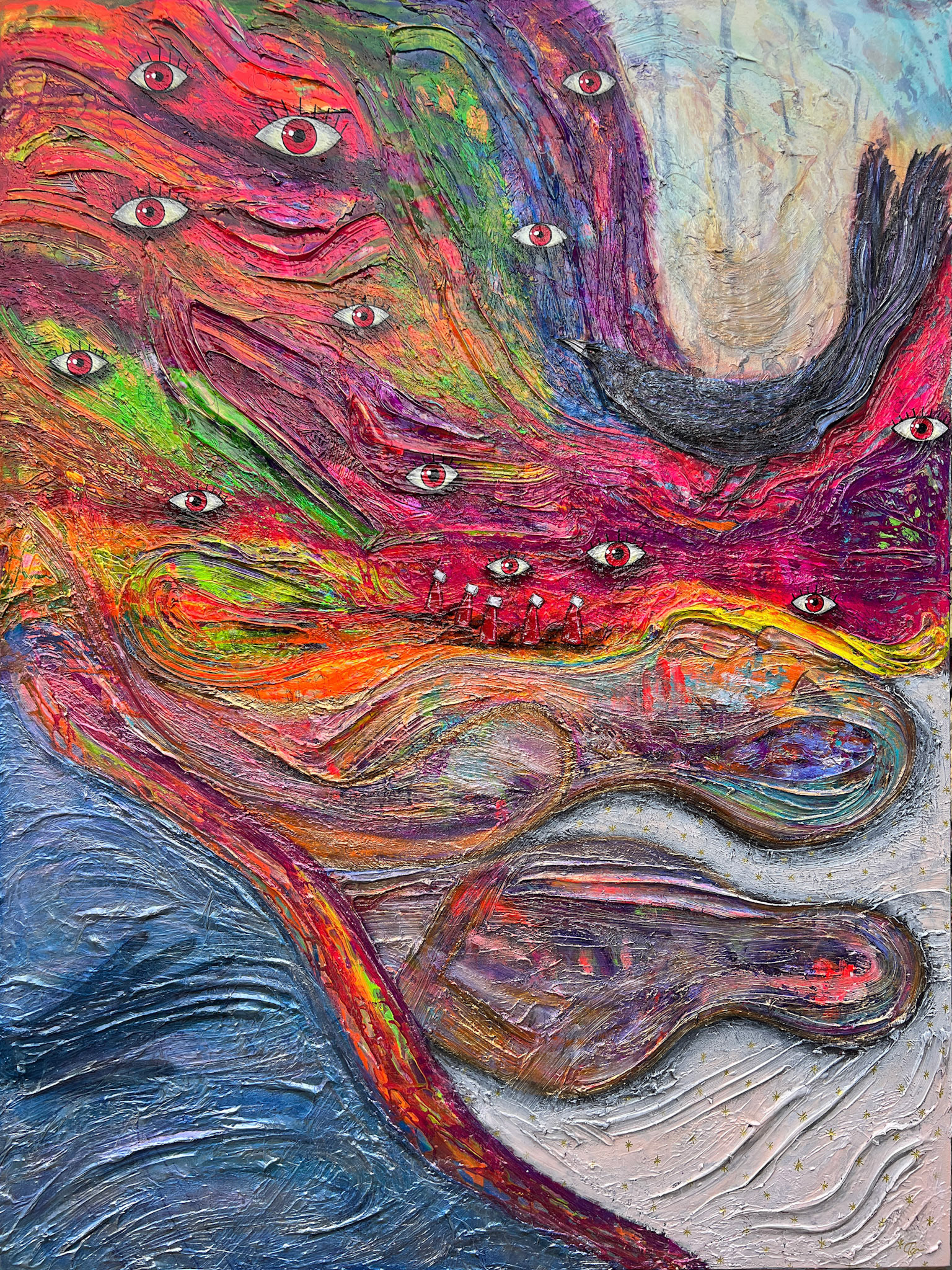 "Sleep Paralysis" 36 x 48