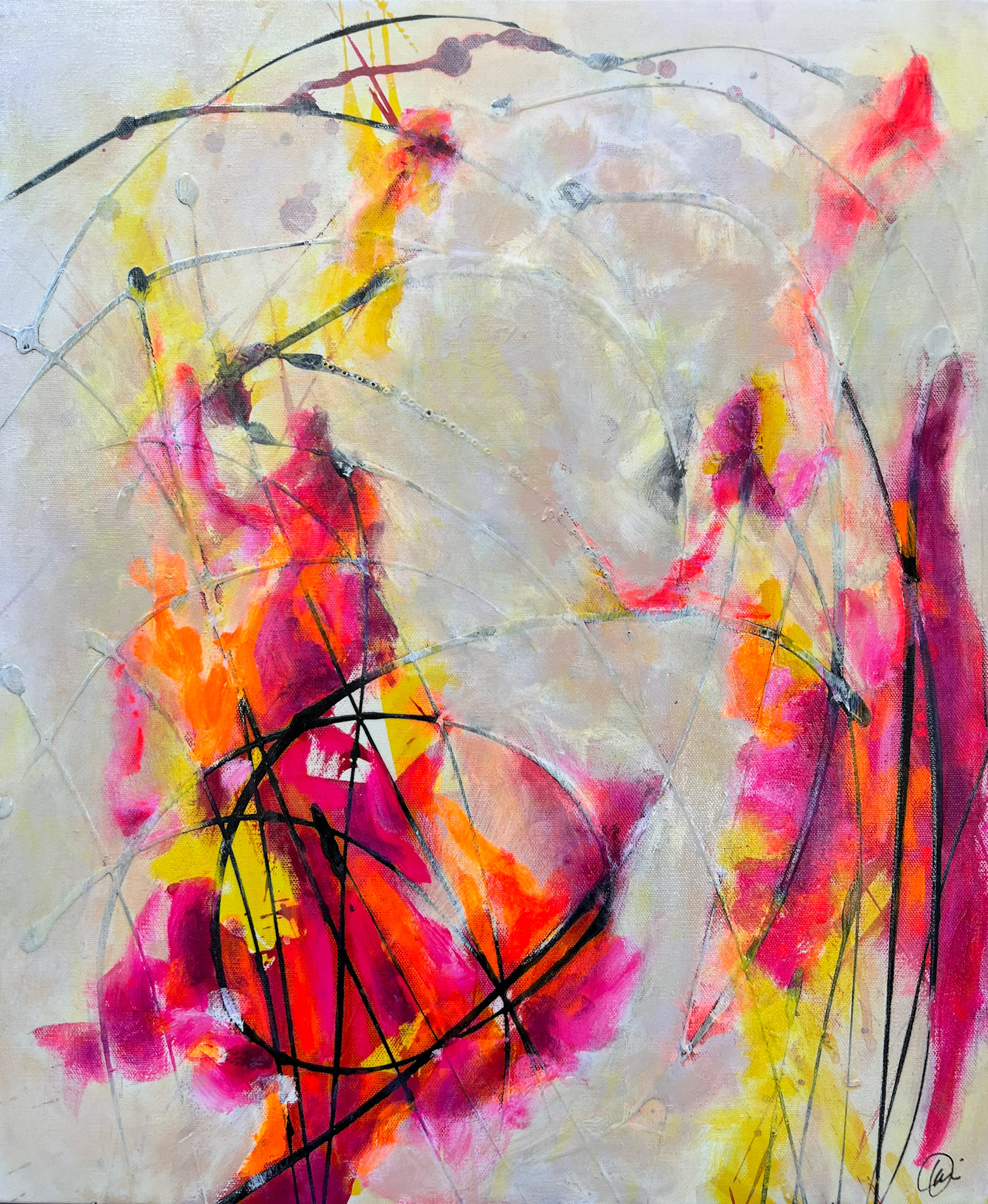 "Conversing" 20 x 24
