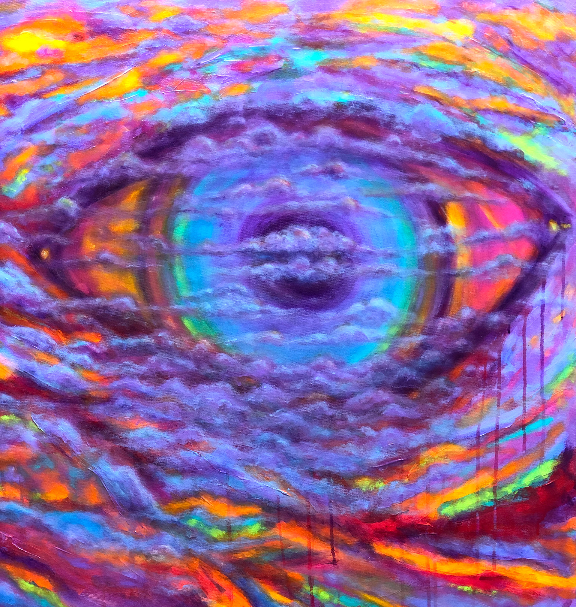 "Looking for Clarity" 48 x 48
