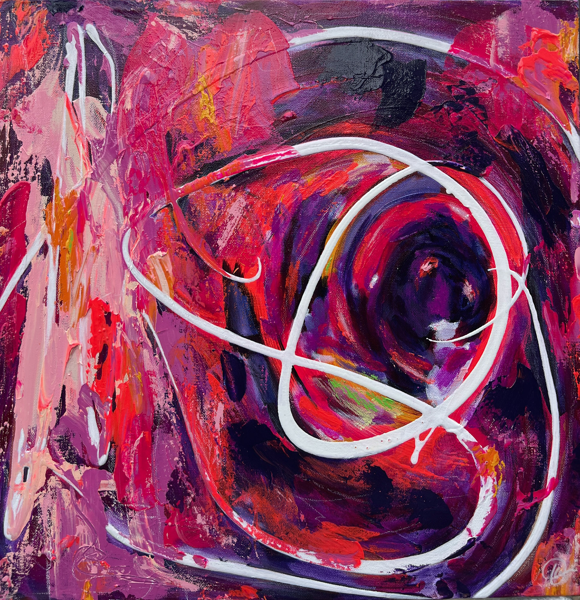 "Beautiful Scream" 20 x 20