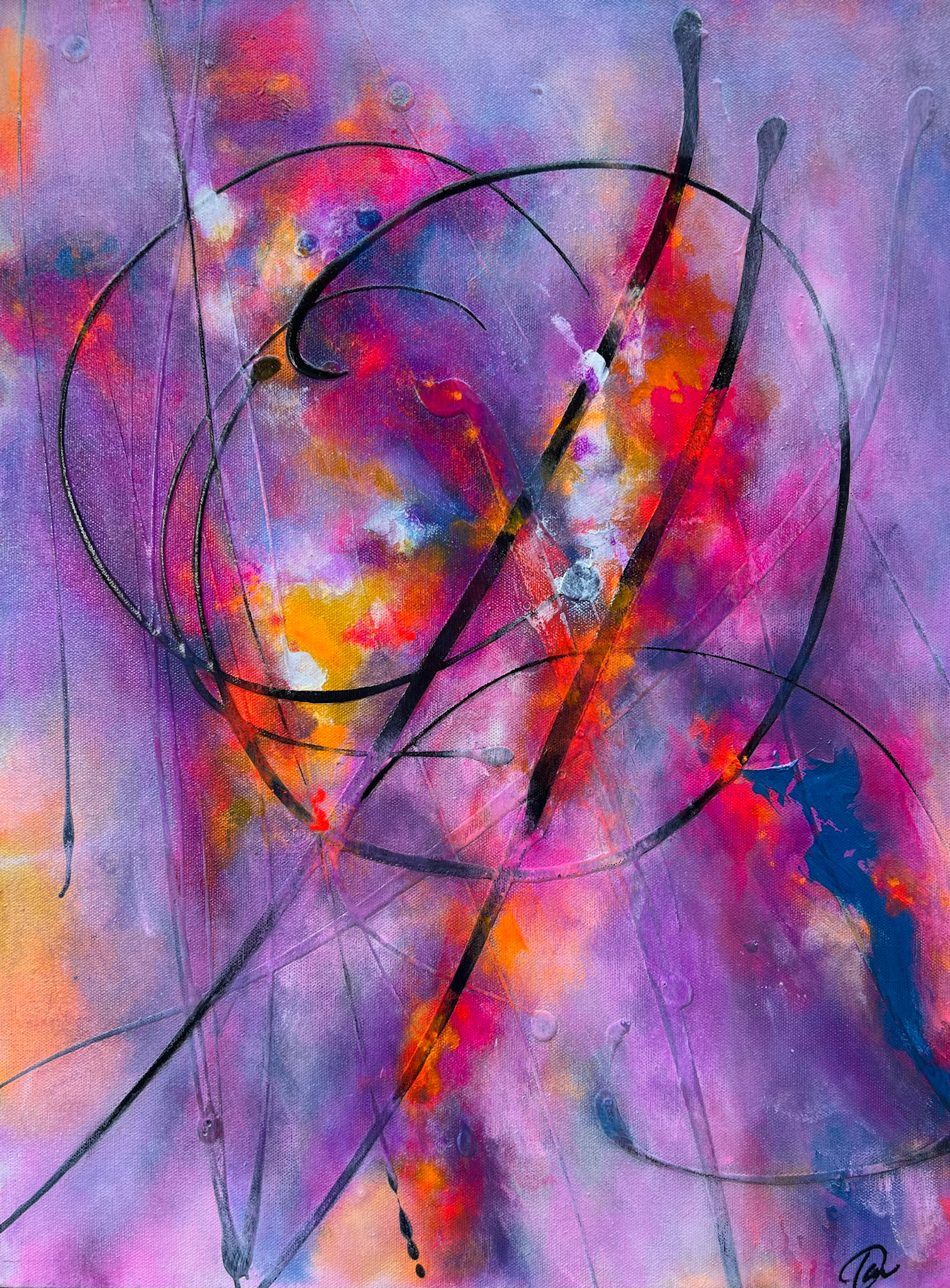 "Astral" 18 x 24
