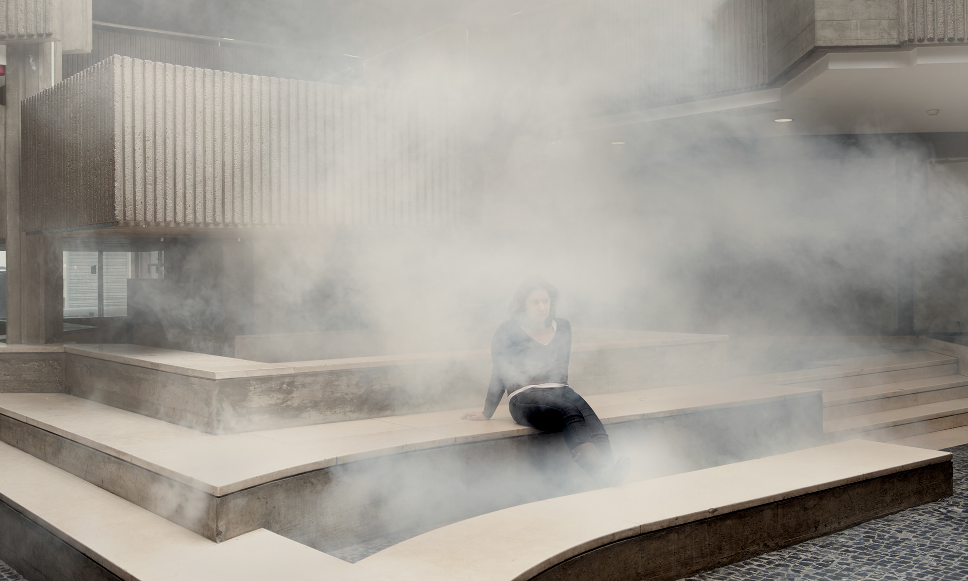 Limbo #5. Fine Art Photographic Inject Print. 90x150cm. White wooden frame with museum glass. Edition of 3.