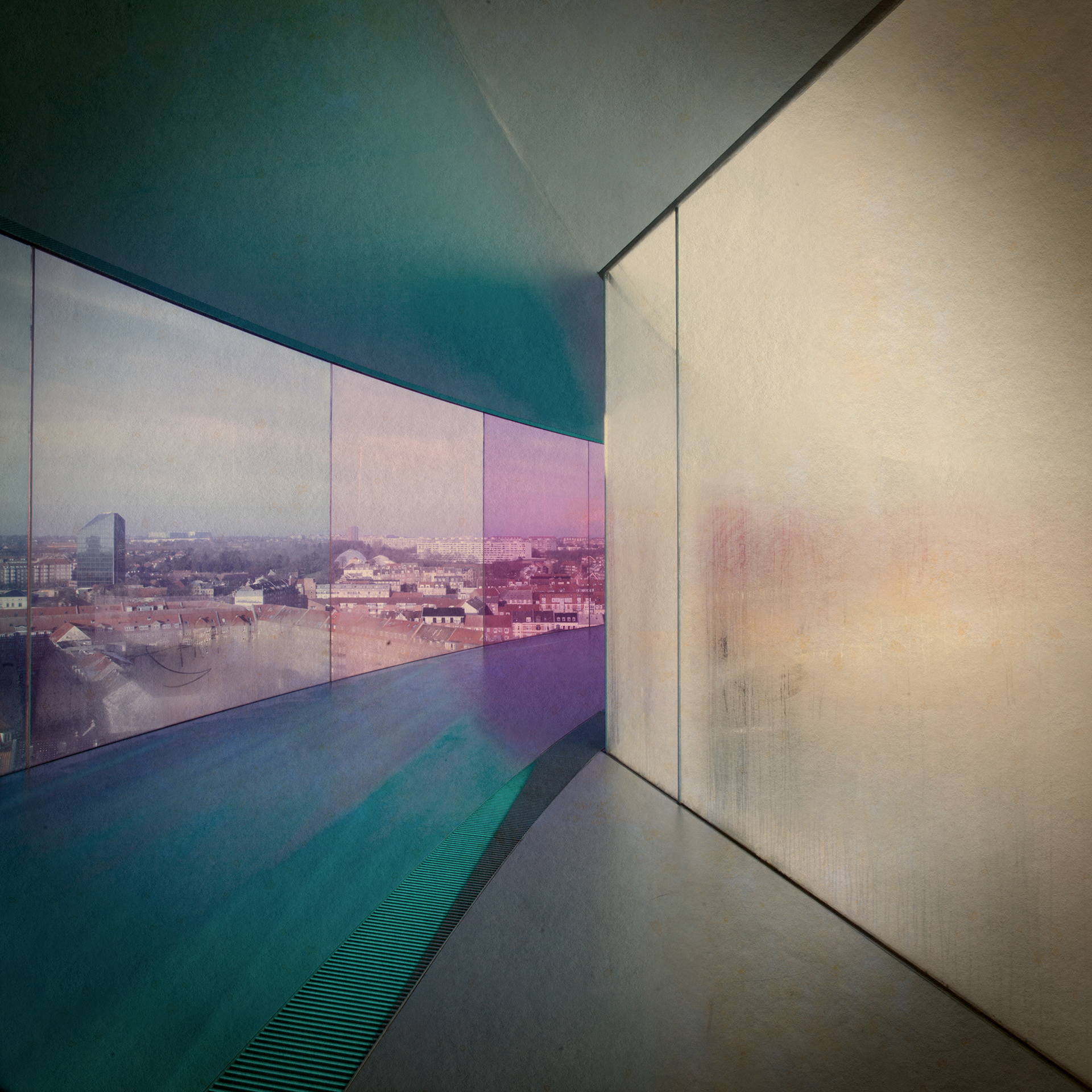 Aros. Fine Art photographic Inkject Print. 80x80cm. Beech frame with museum glass. Edition of 3. 