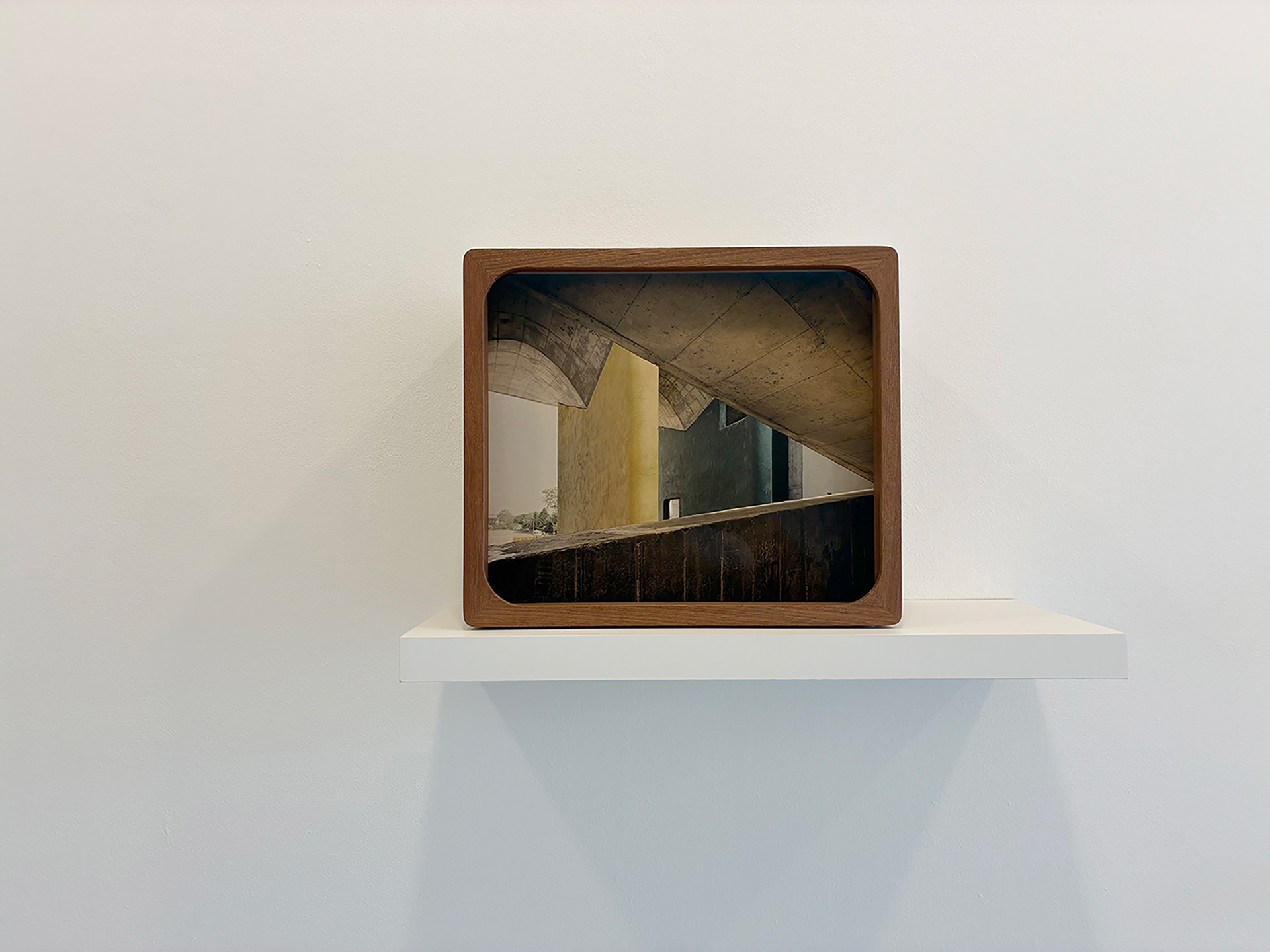 High Court #3. Fine Art Photographic Inkjet Print in a Box Frame designed by Inês d'Orey. Mahogany with museum glass. 30 x 35 x 30 cm. Edition of 3.