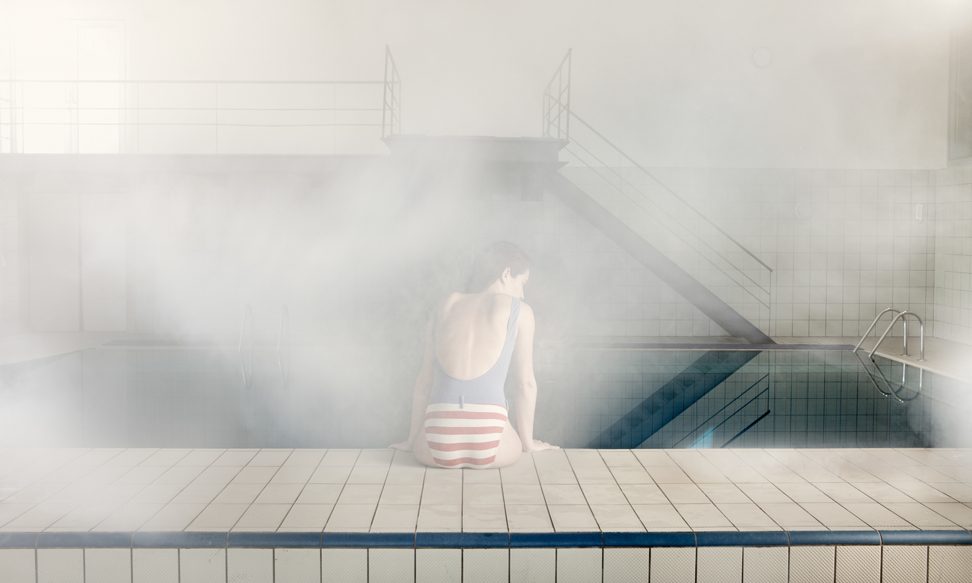 Limbo #1. Fine Art Photographic Inject Print. 105x180cm. White wooden frame with museum glass. Edition of 3.