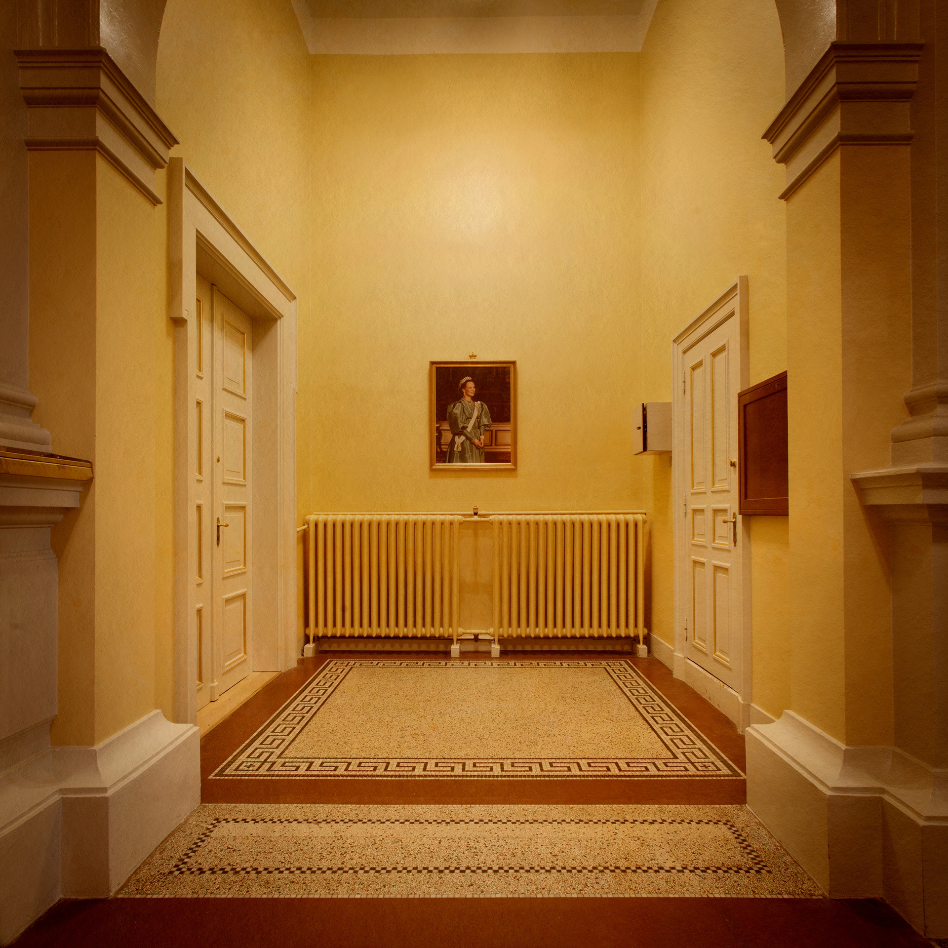 Free Mason's Lodge. Fine Art photographic Inkject Print. 80x80cm. Beech frame with museum glass. Edition of 3. 
