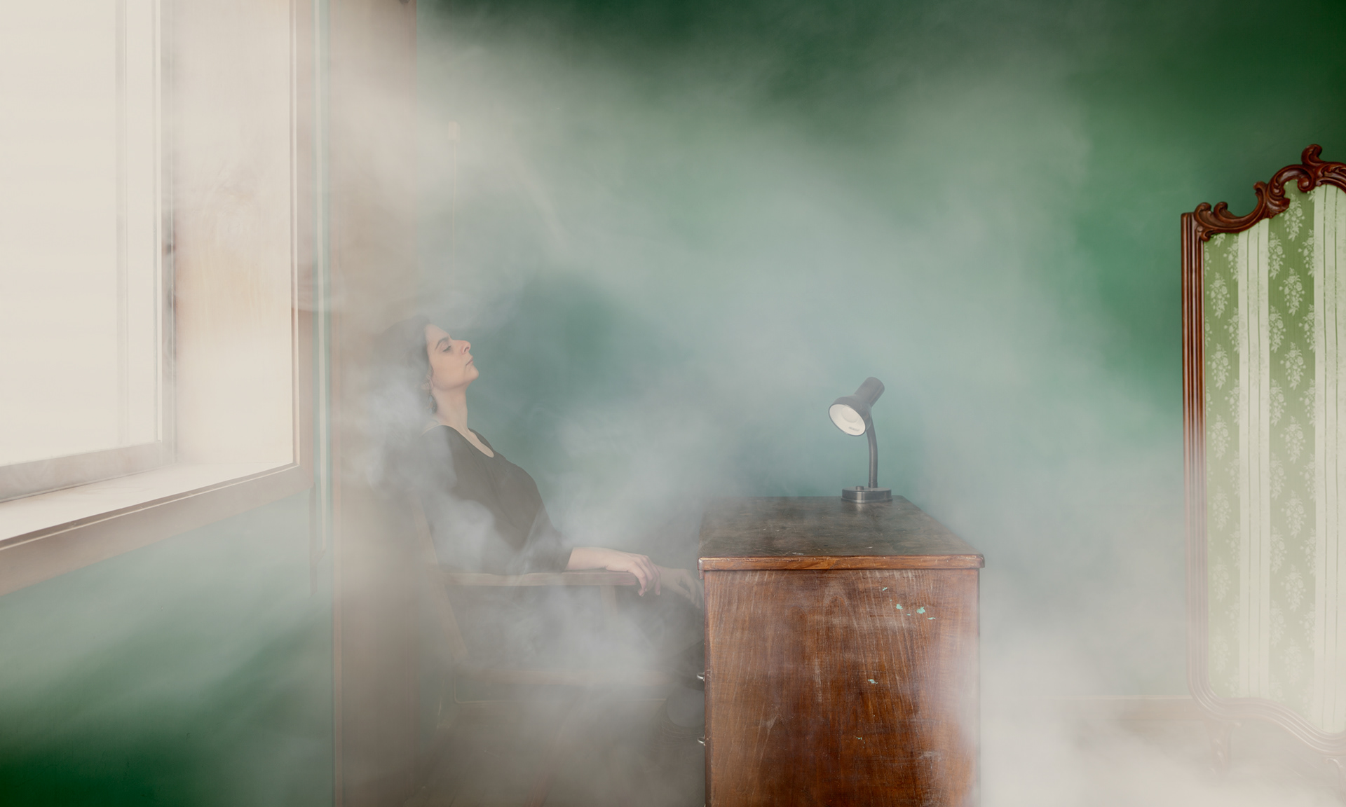 Limbo #11. Fine Art Photographic Inject Print. 90x150cm. White wooden frame with museum glass. Edition of 3.