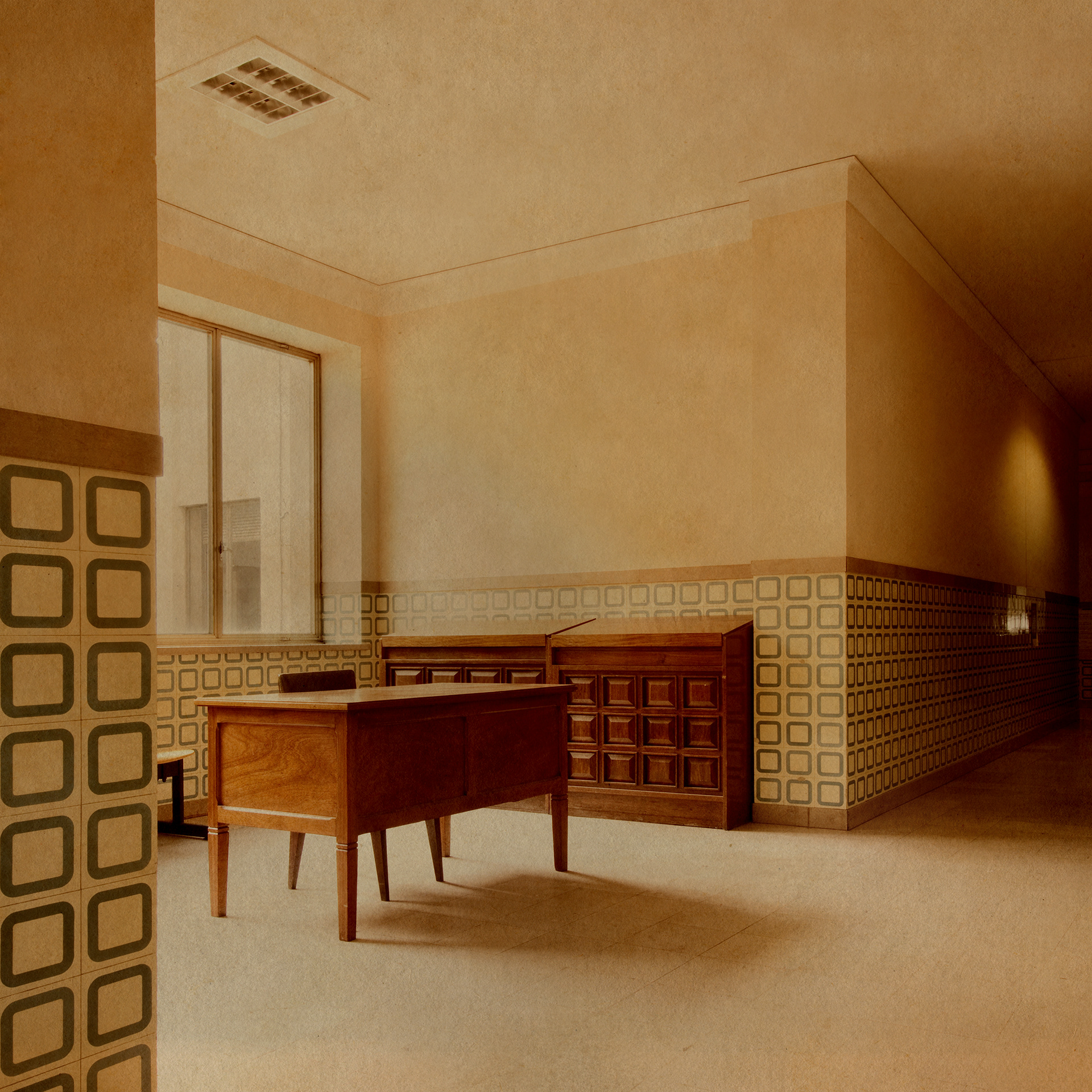 palácio da justiça #1. 2010. Fine Art Photograohic Inject Print. 80x80cm. Wooden frame with museum glass. Edition of 3.
