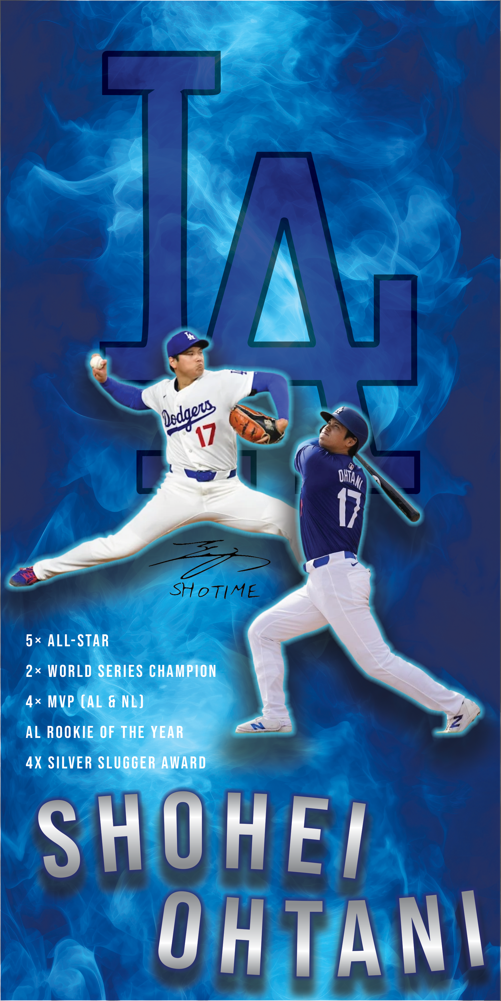 Shohei Ohtani Sports Poster