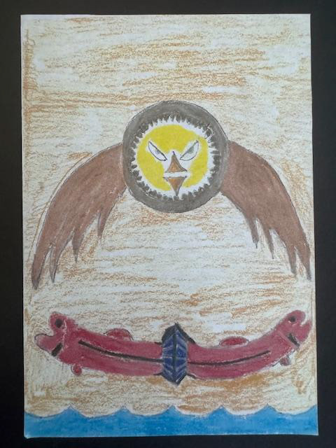 Colored Pencil, Lines with Partial Value, Symmetry