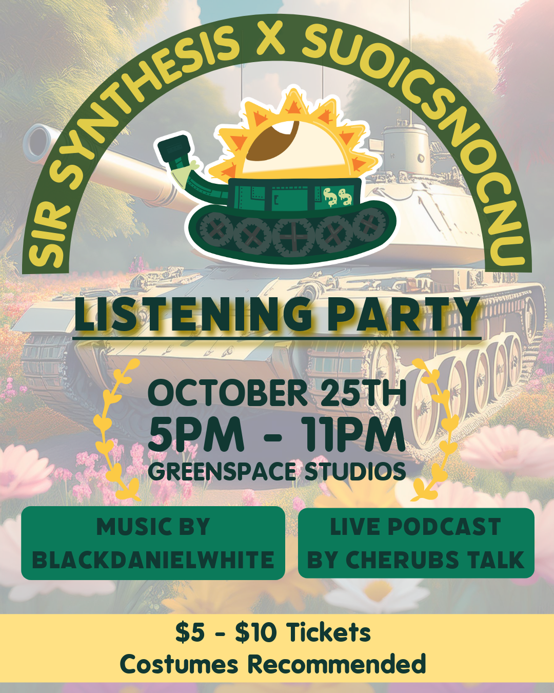 Sir Synthesis x suoicsnocnu Listening Party