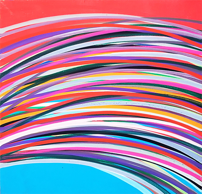 RBRGOPMDG | Acrylic on Canvas | H41×W41×D3.3cm | 2018