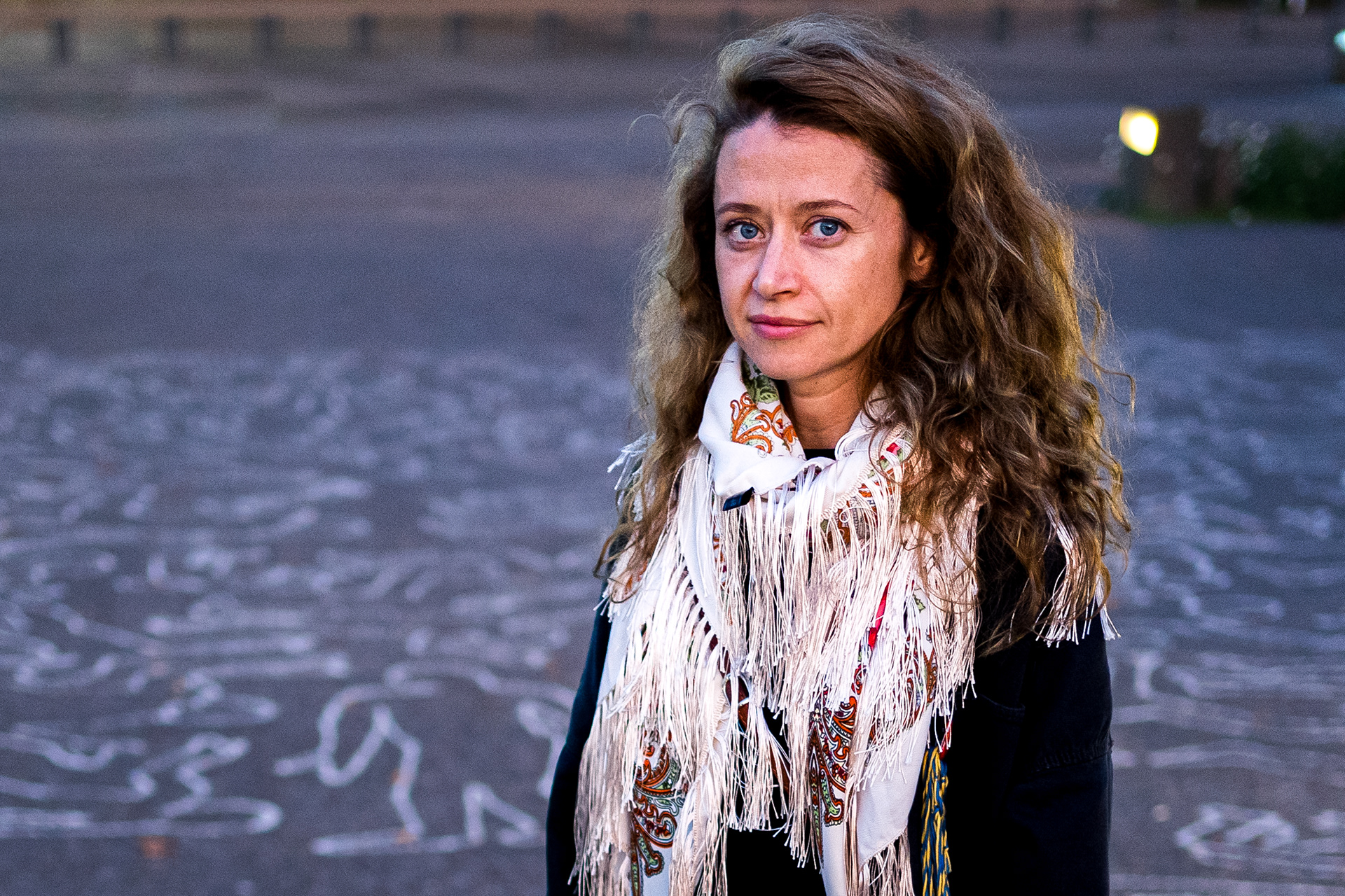 Portrait de l'artiste Ukrainienne Victoria Sirooka