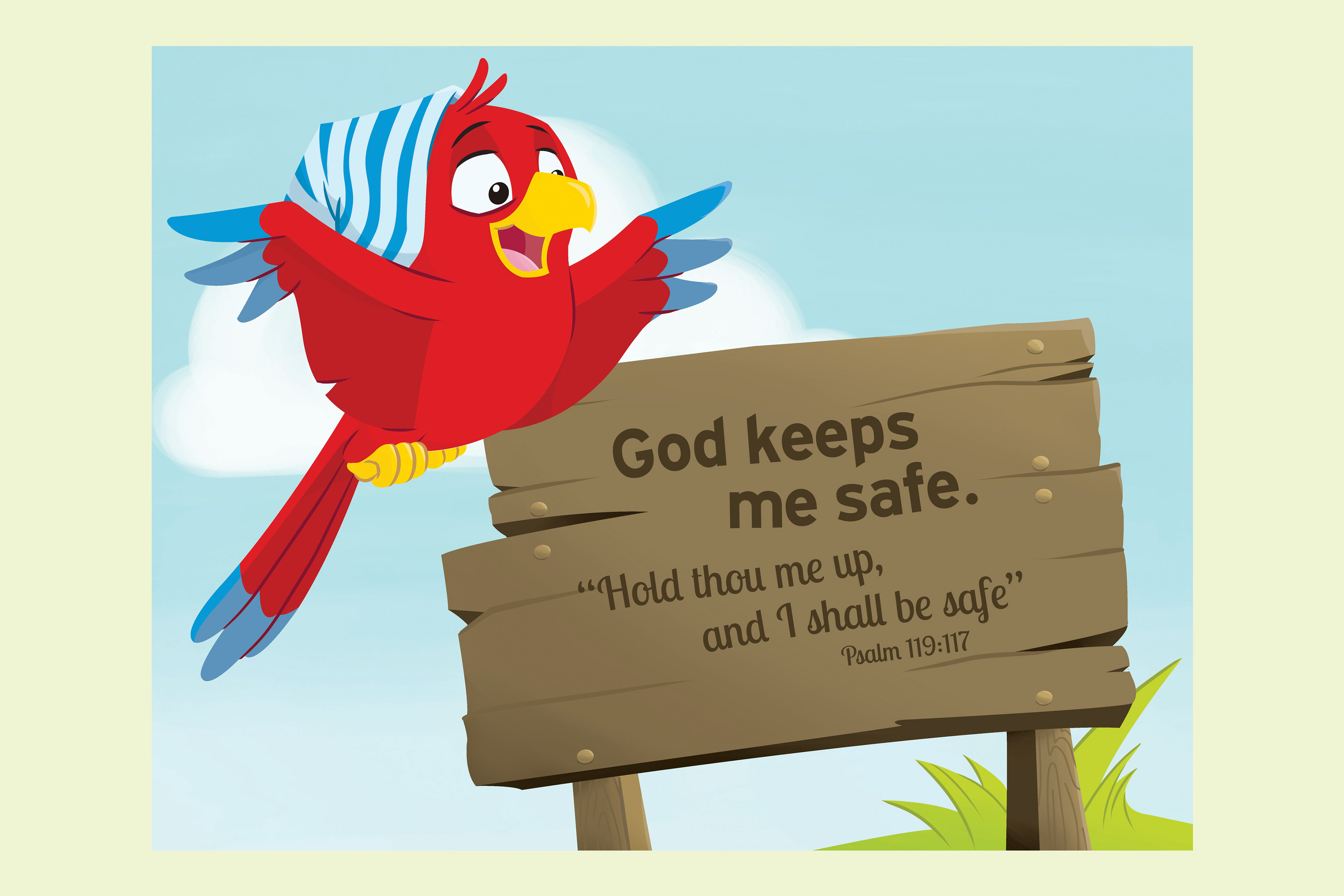 Treasure Island toddler class lesson poster art