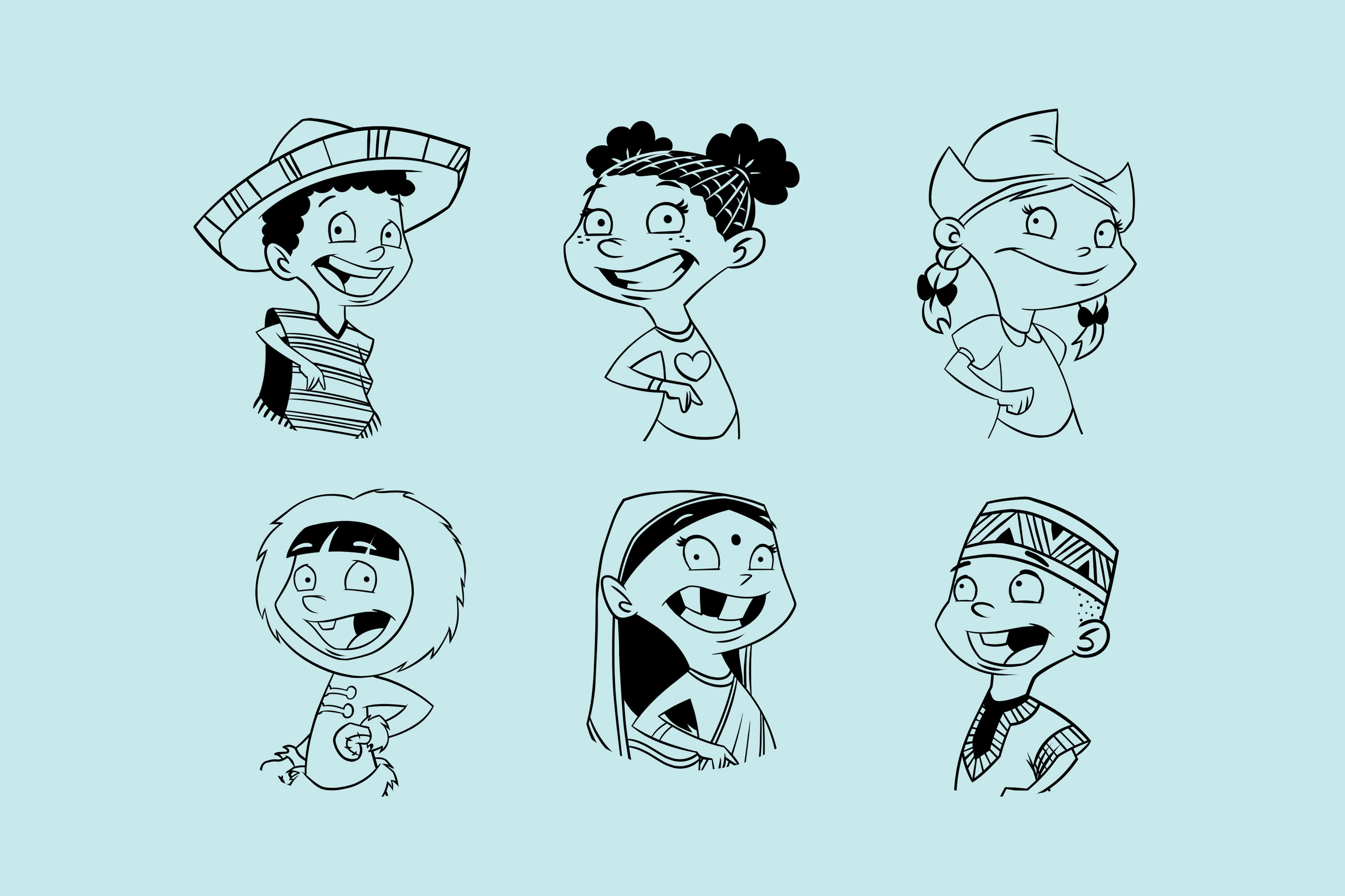 Illustration for Kindergarten Sunday school class
