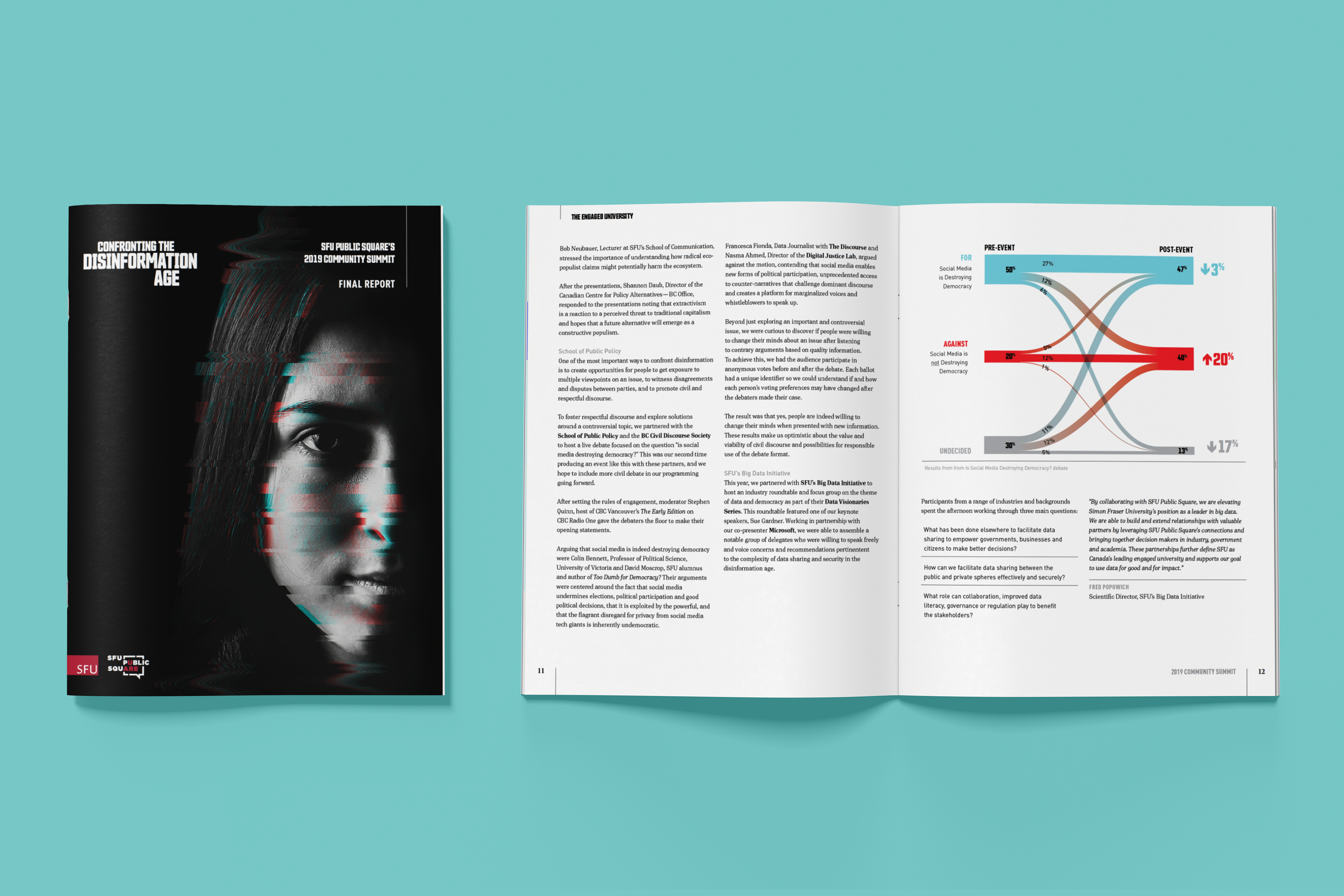 Conference Report cover and spread