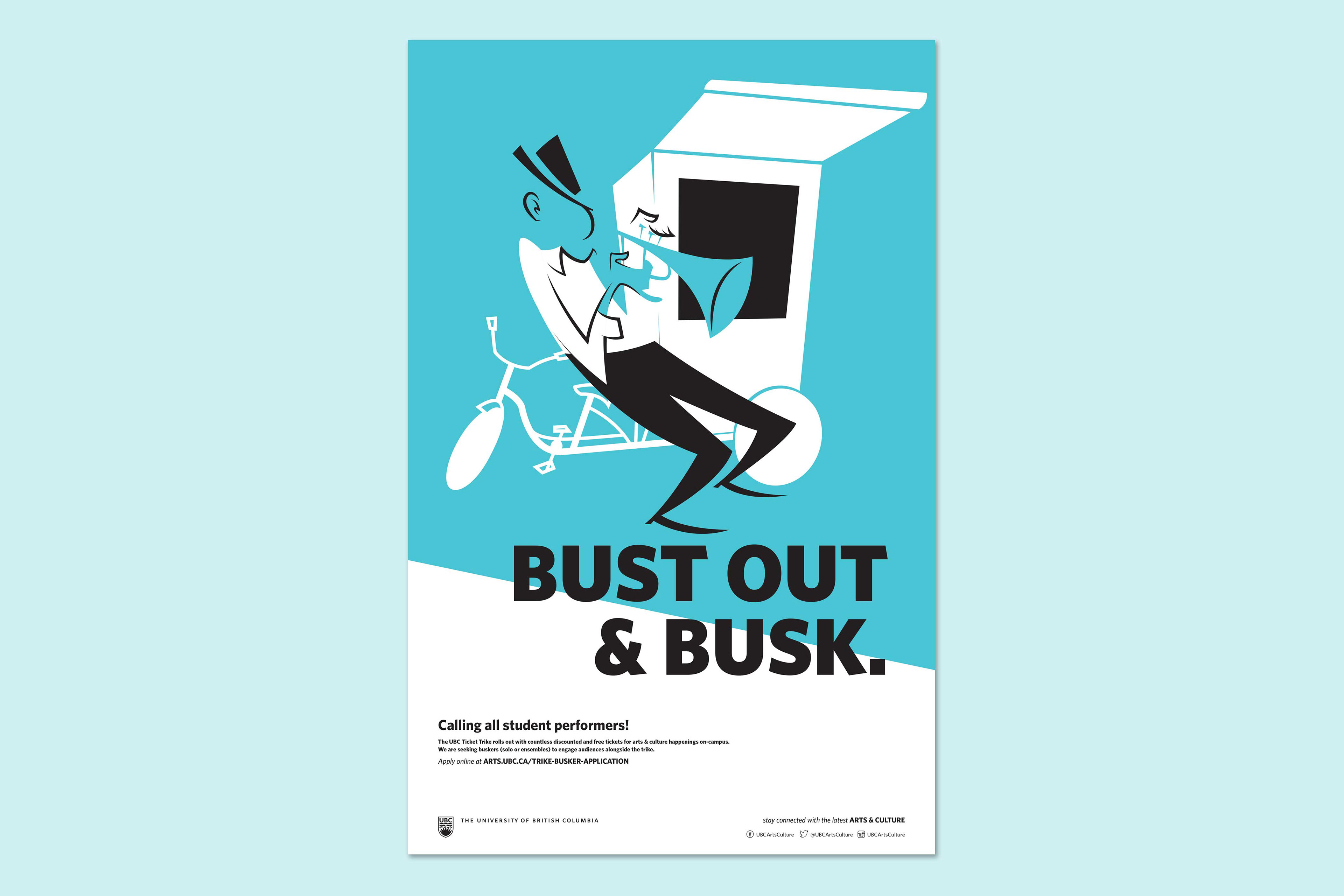 Bust Out & Busk poster art