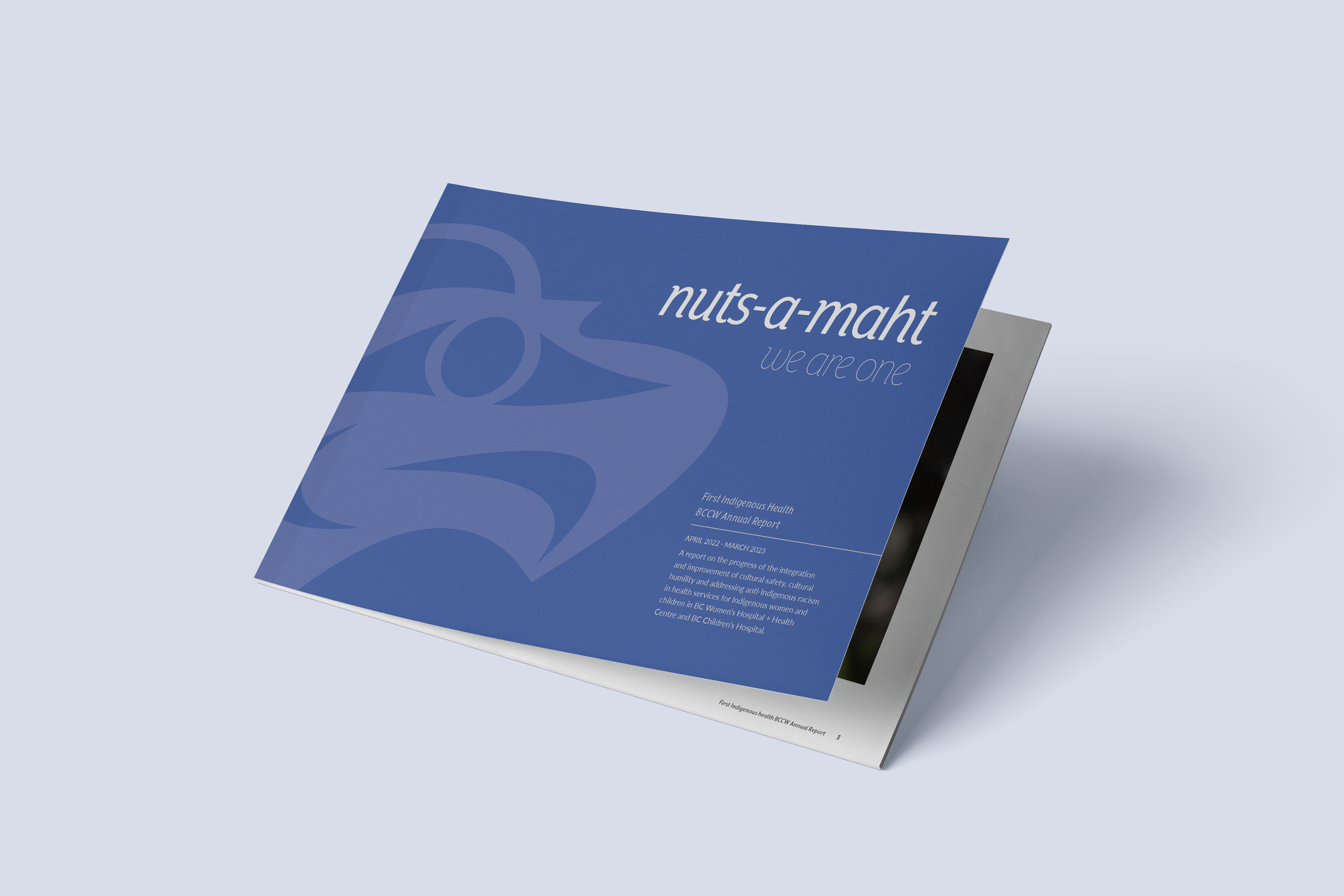 Cover art of the annual report featuring art of an eagle